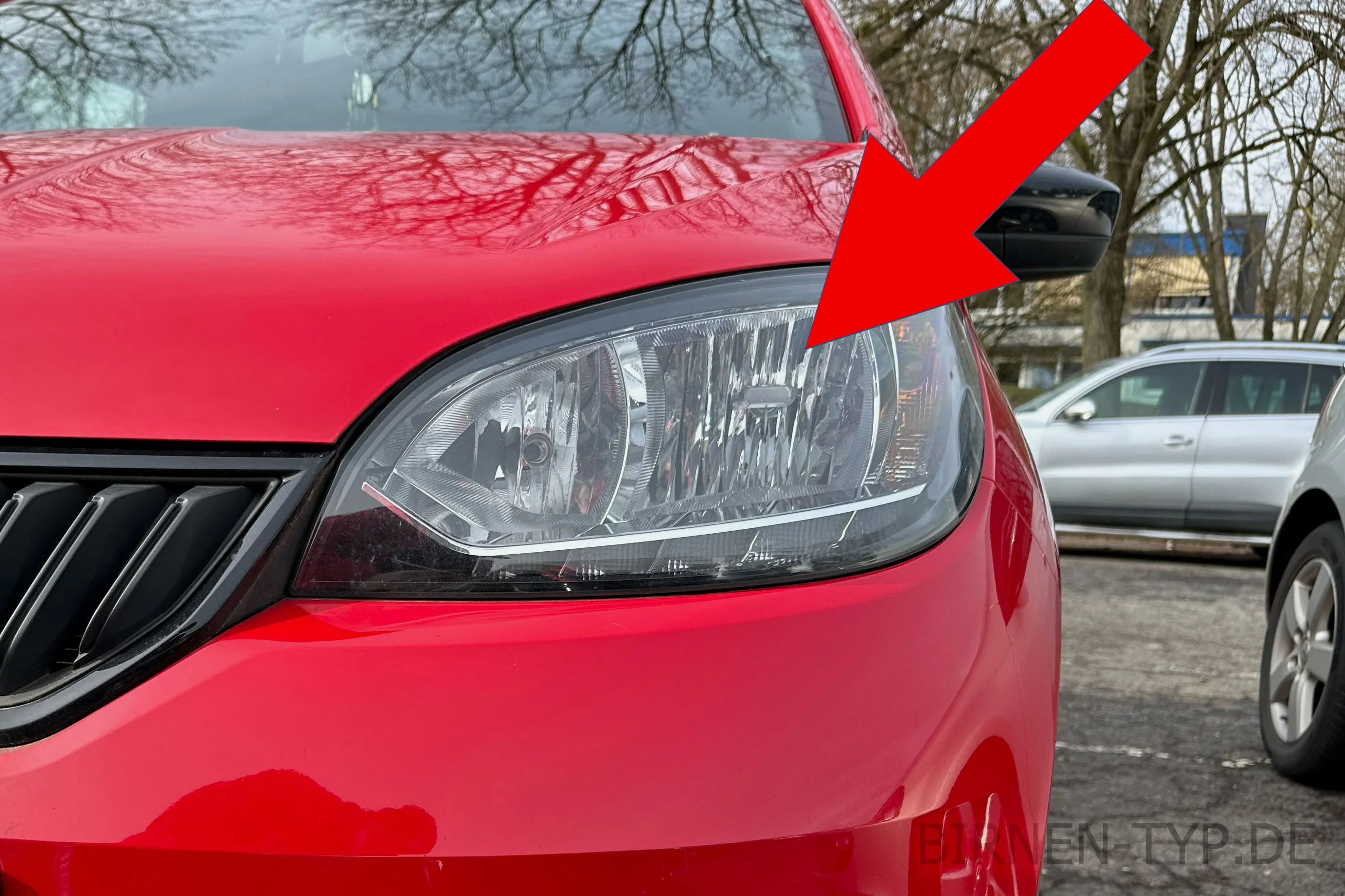 Abblendlicht des Škoda Citigo