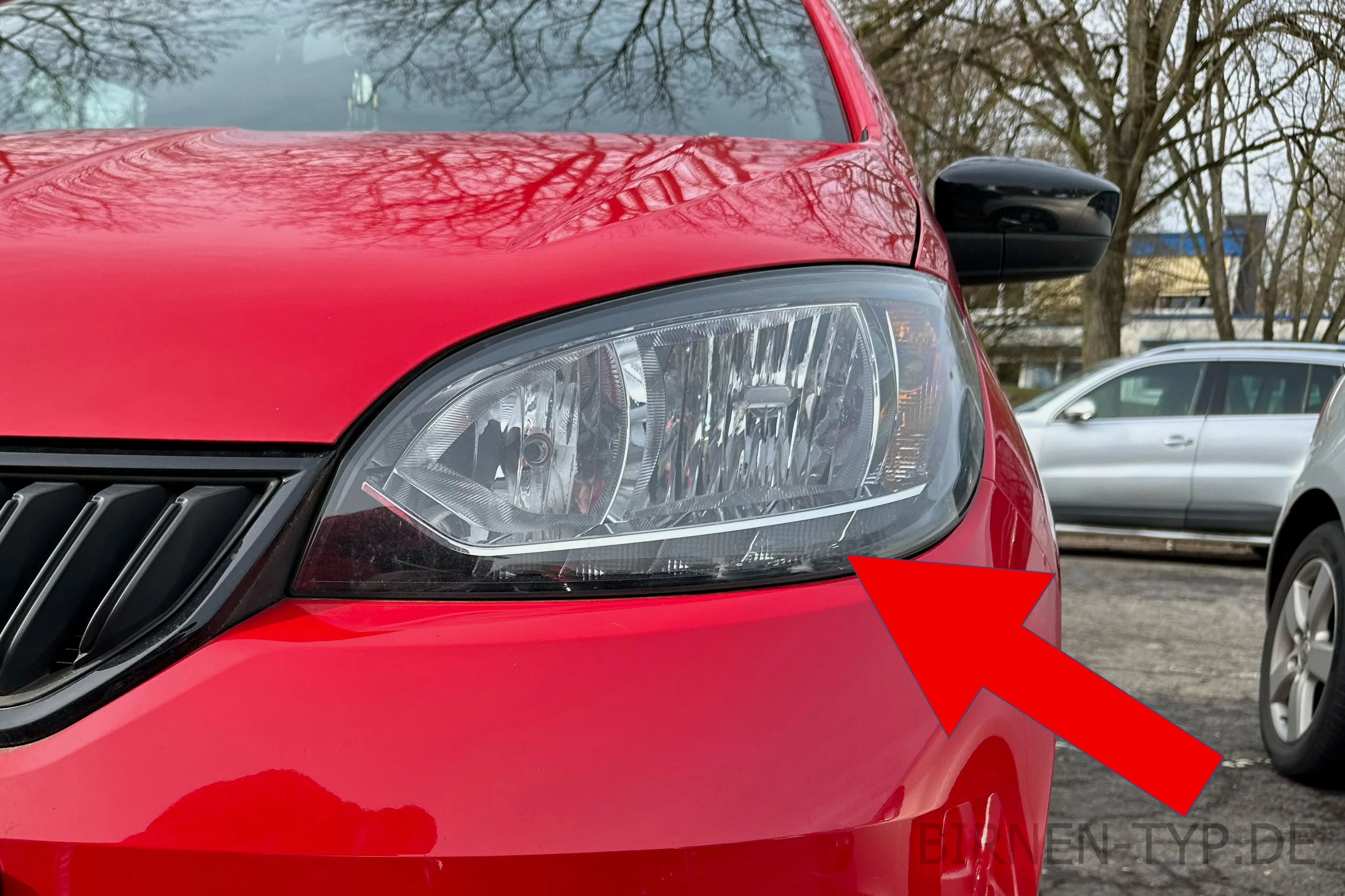 Standlicht des Škoda Citigo