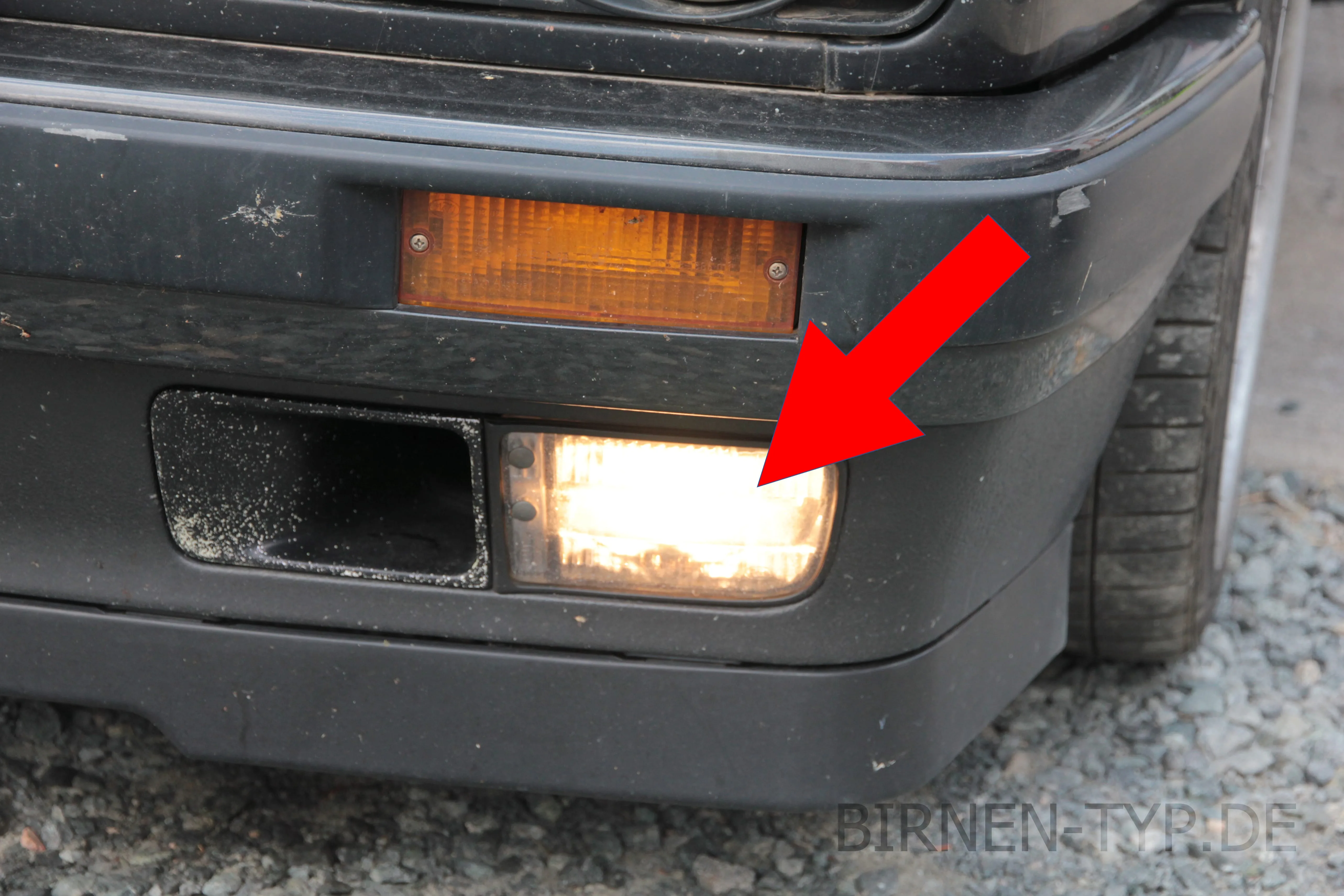 Nebelscheinwerfer des BMW 3er