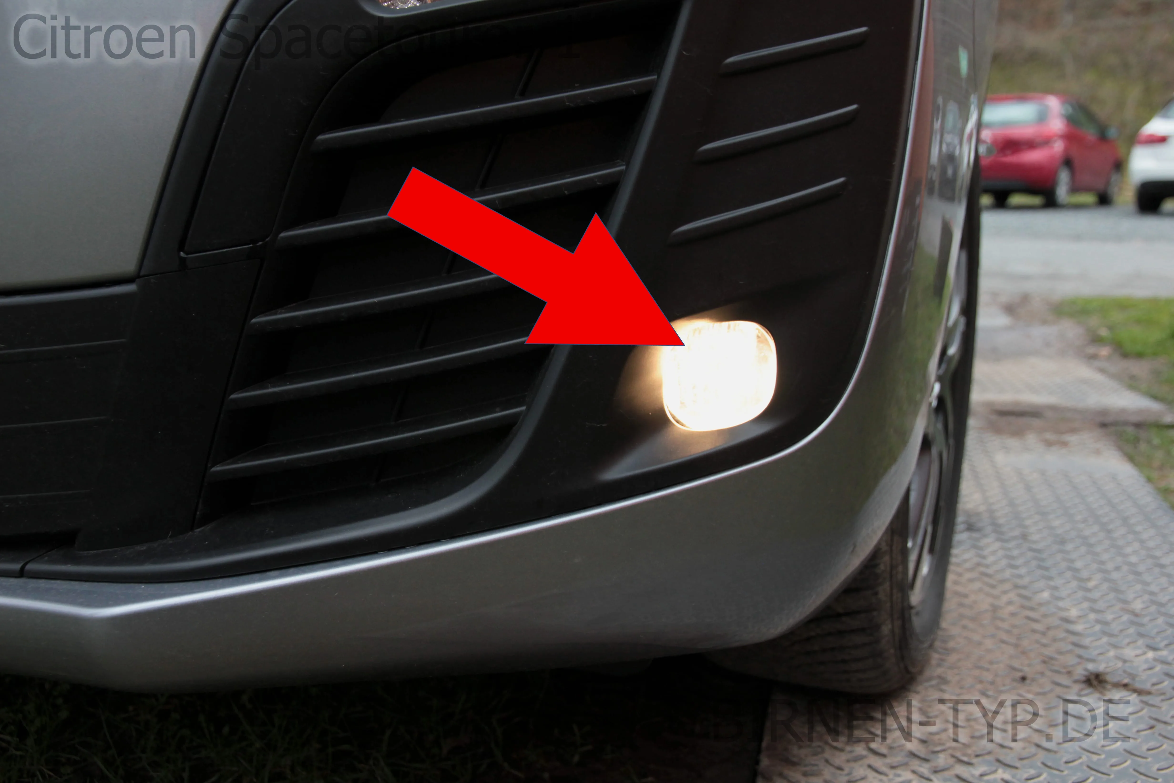 Nebelscheinwerfer des Citroën Spacetourer