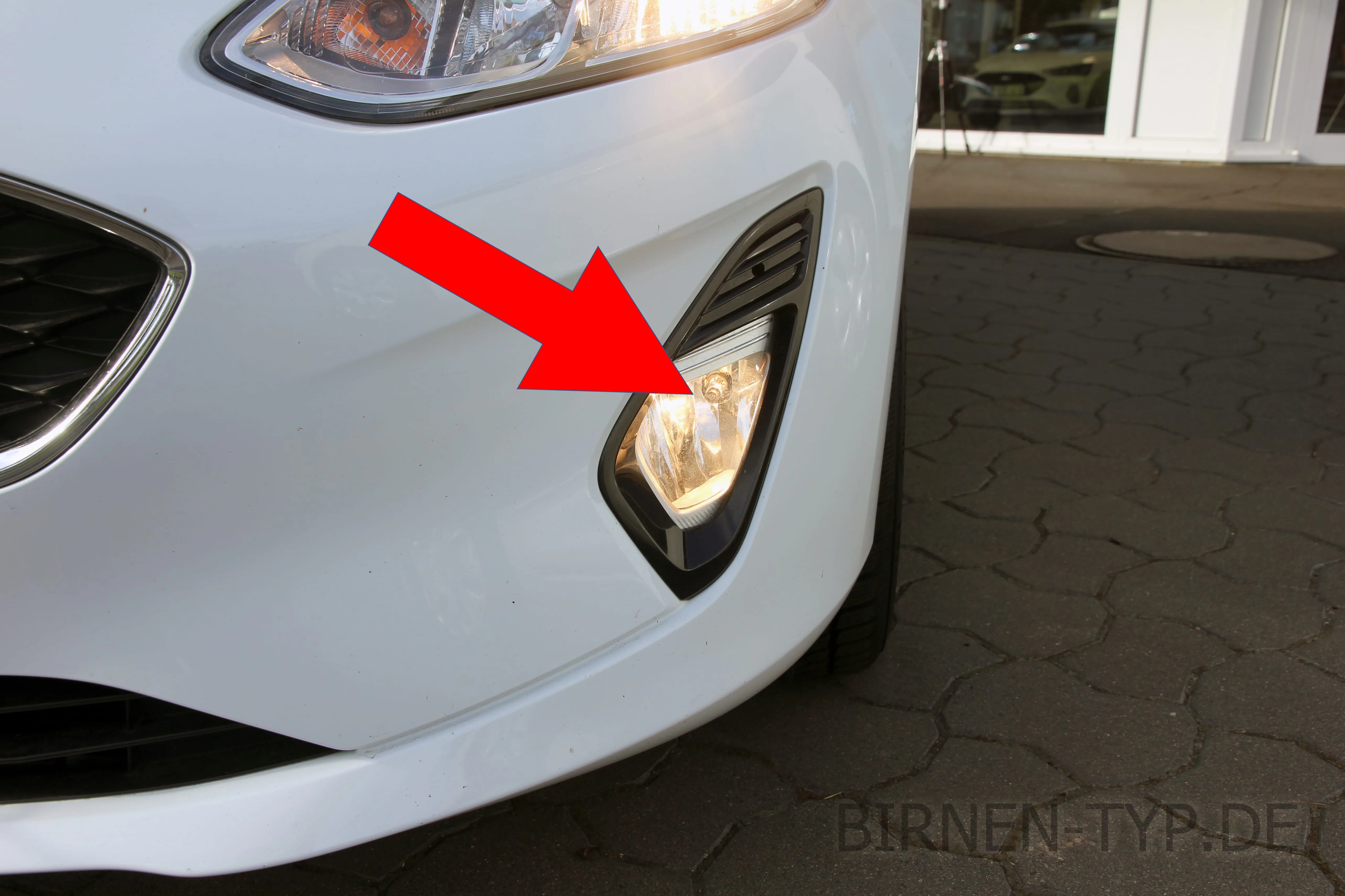 Nebelscheinwerfer des Ford Fiesta MK8