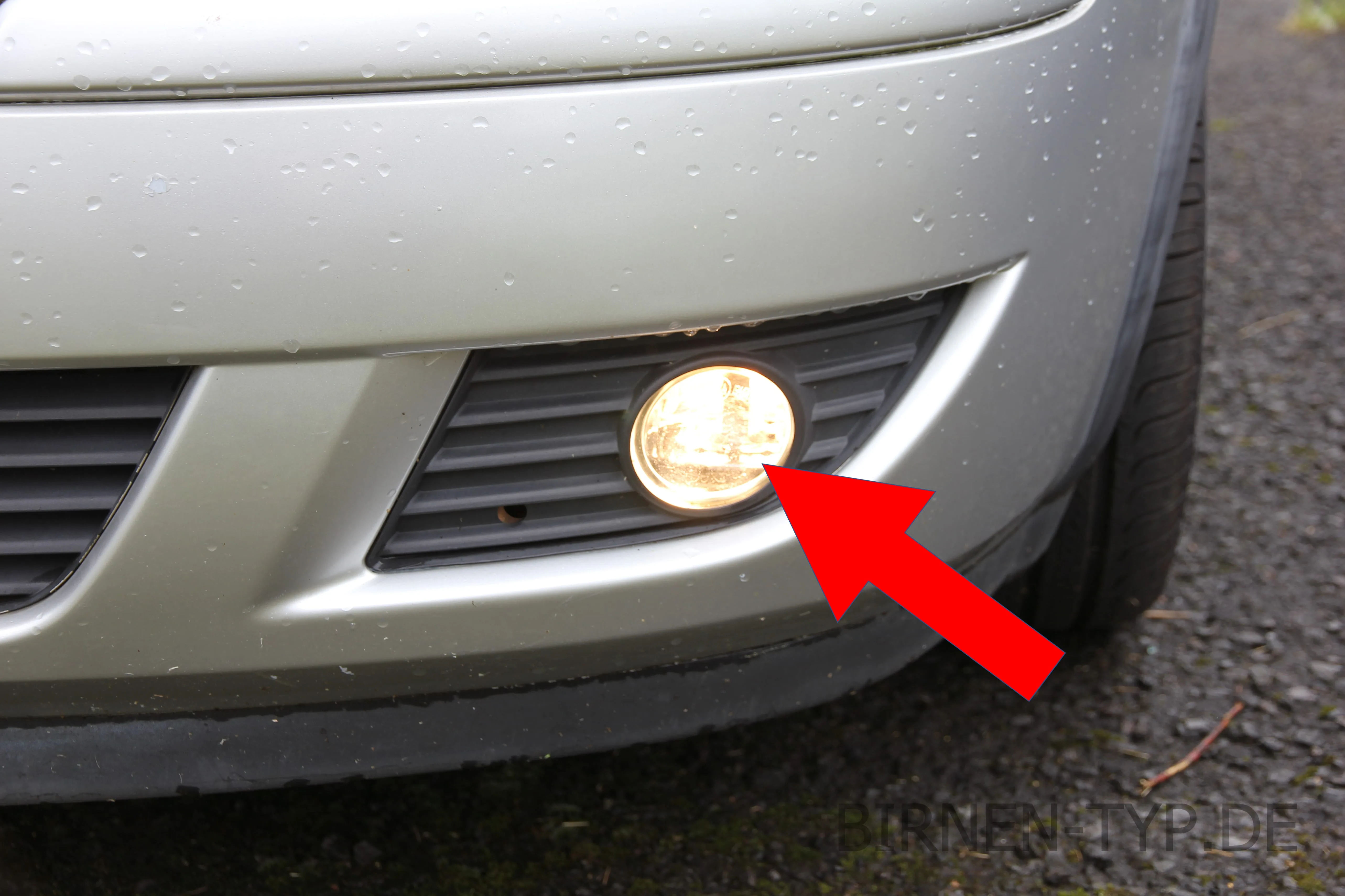 Nebelscheinwerfer des Opel Corsa C