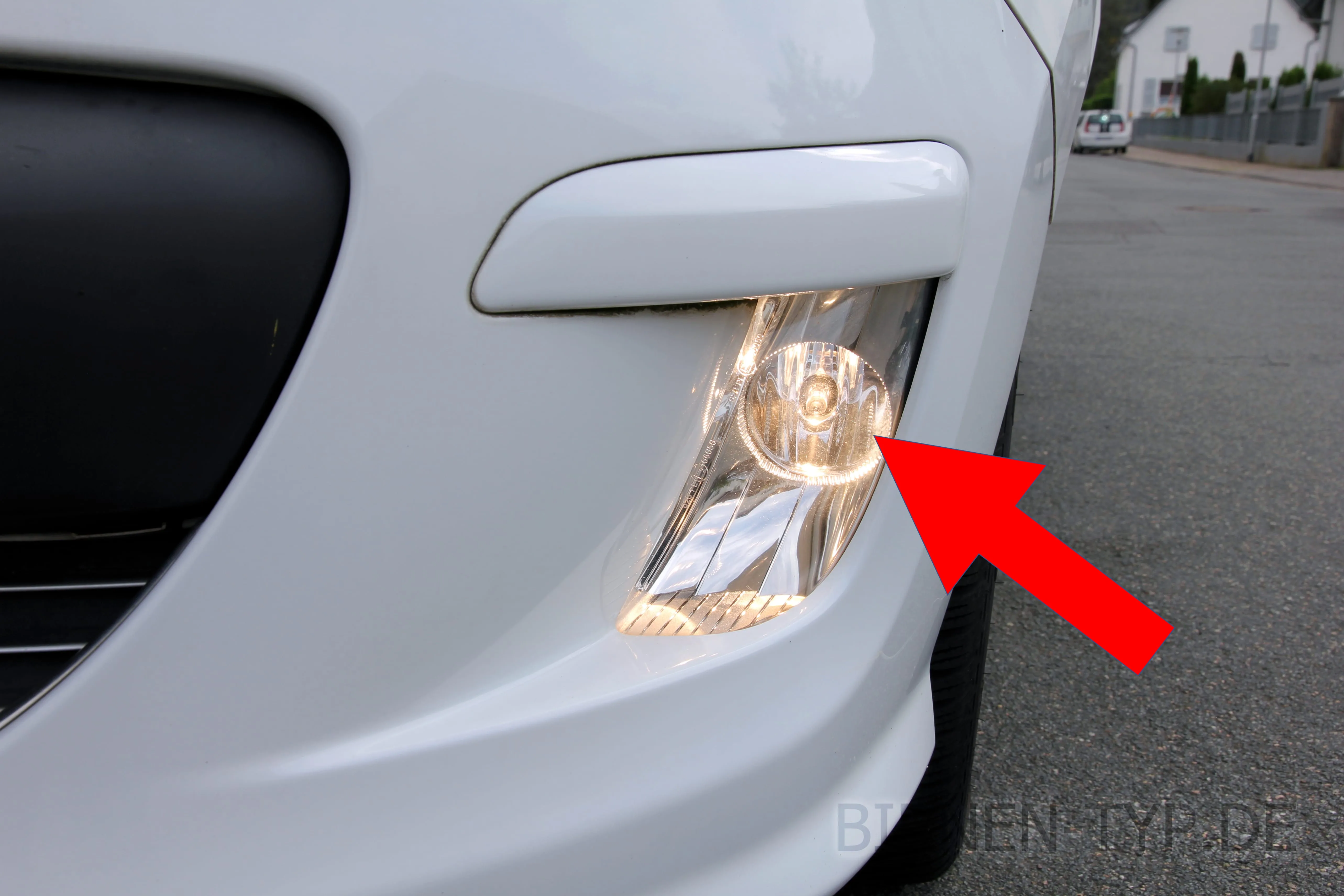 Nebelscheinwerfer des Peugeot 308