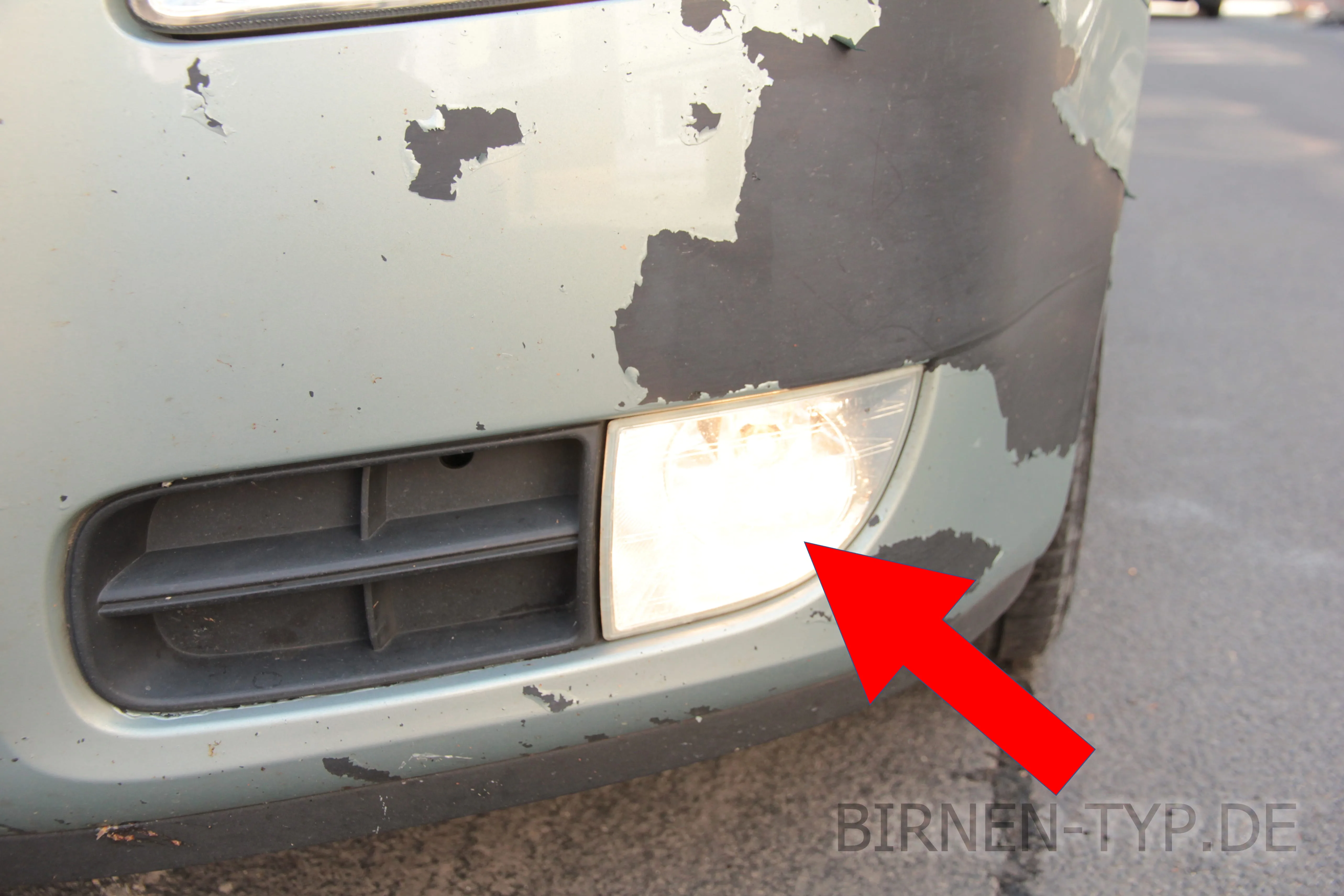 Nebelscheinwerfer des Škoda Fabia 2