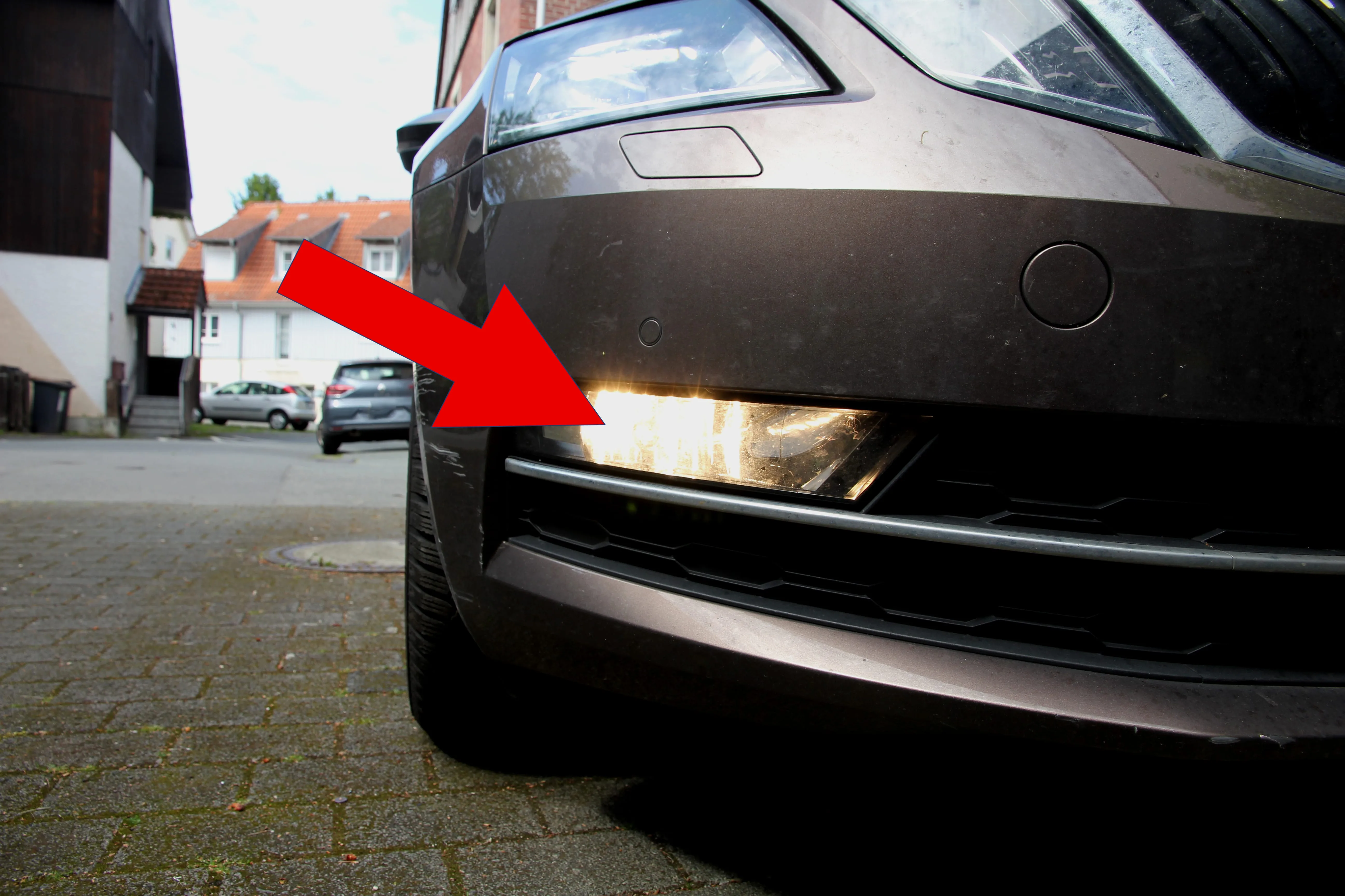 Nebelscheinwerfer des Škoda Octavia