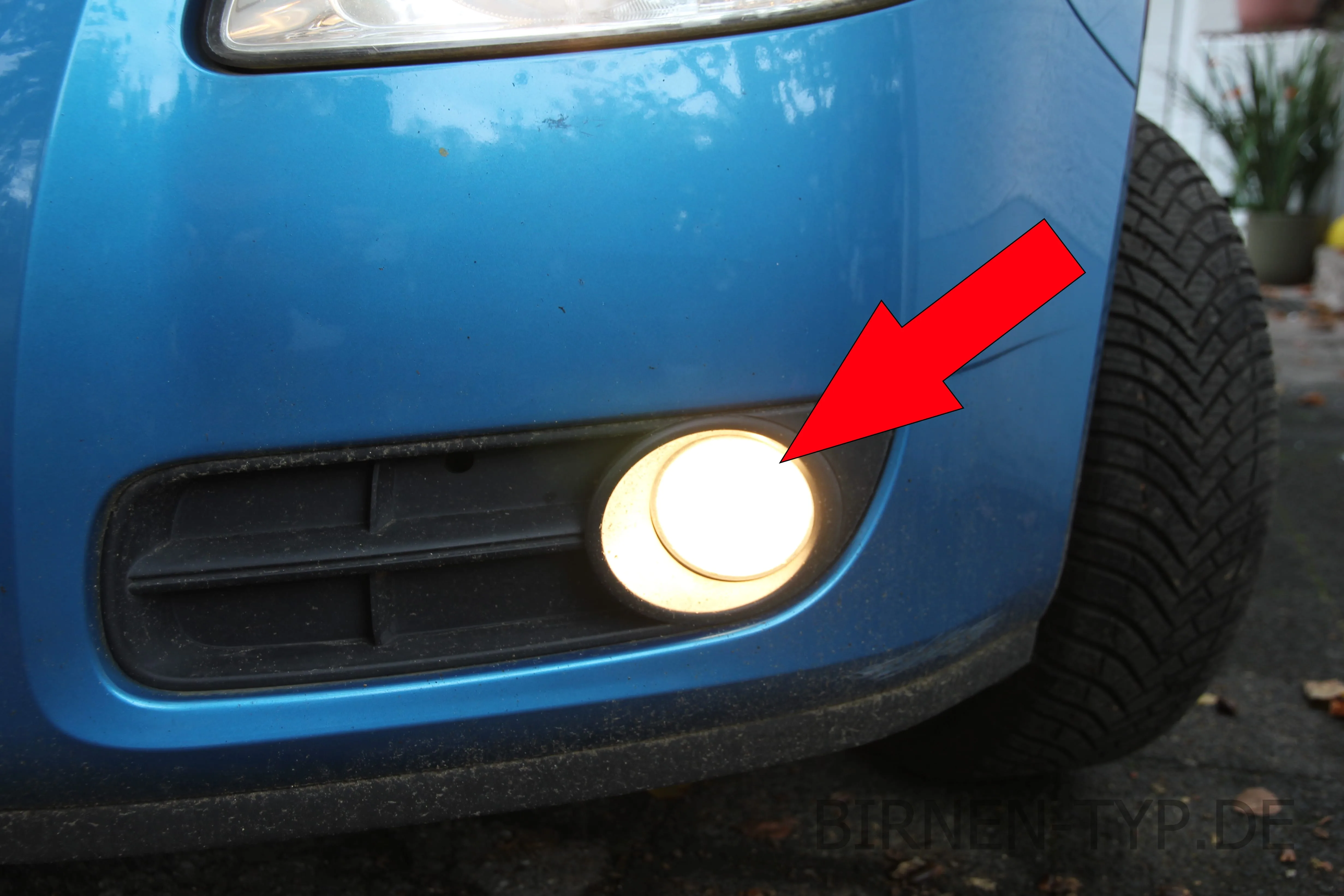 Nebelscheinwerfer des Škoda Fabia 2