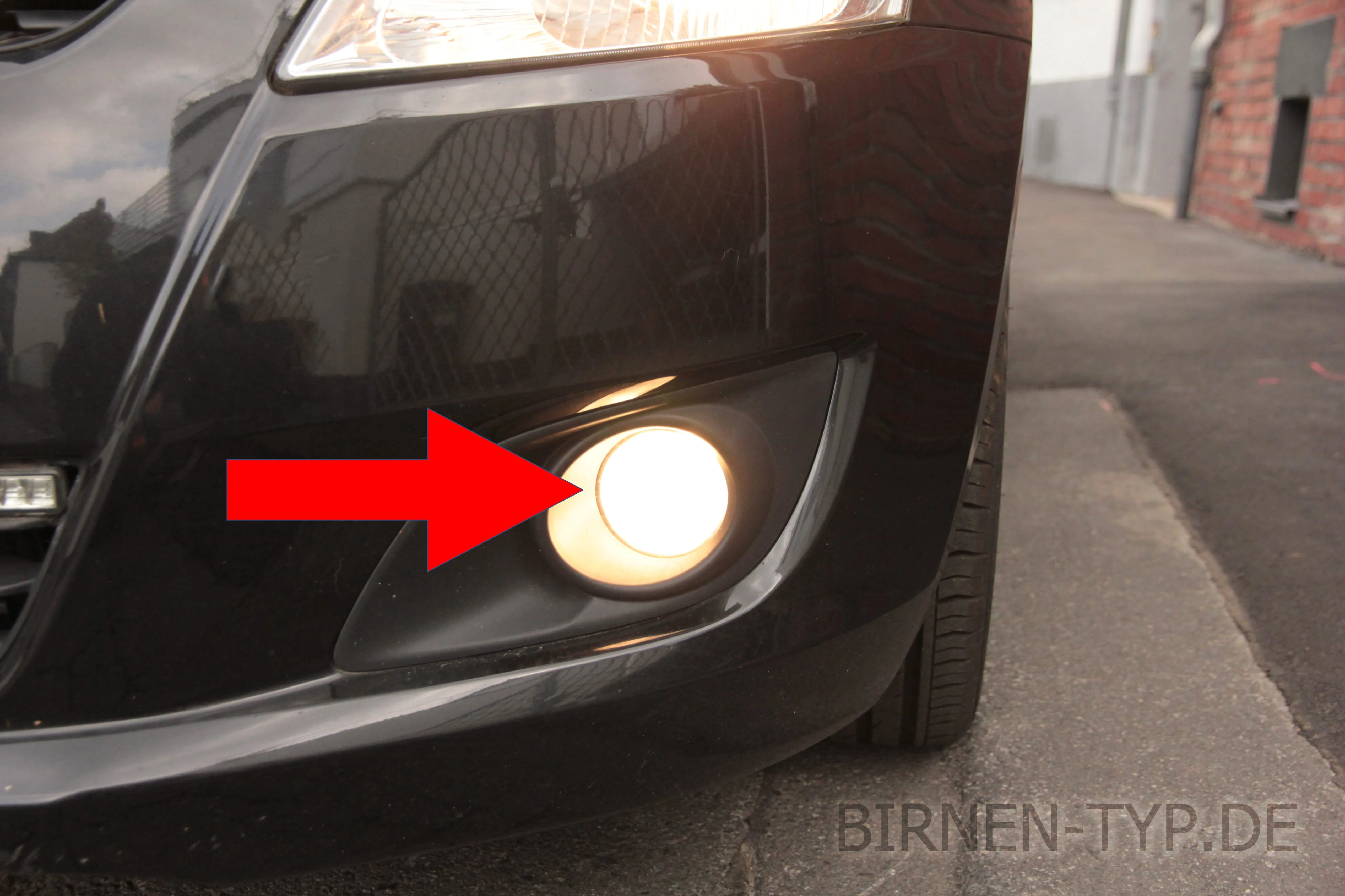 Nebelscheinwerfer des Suzuki Swift