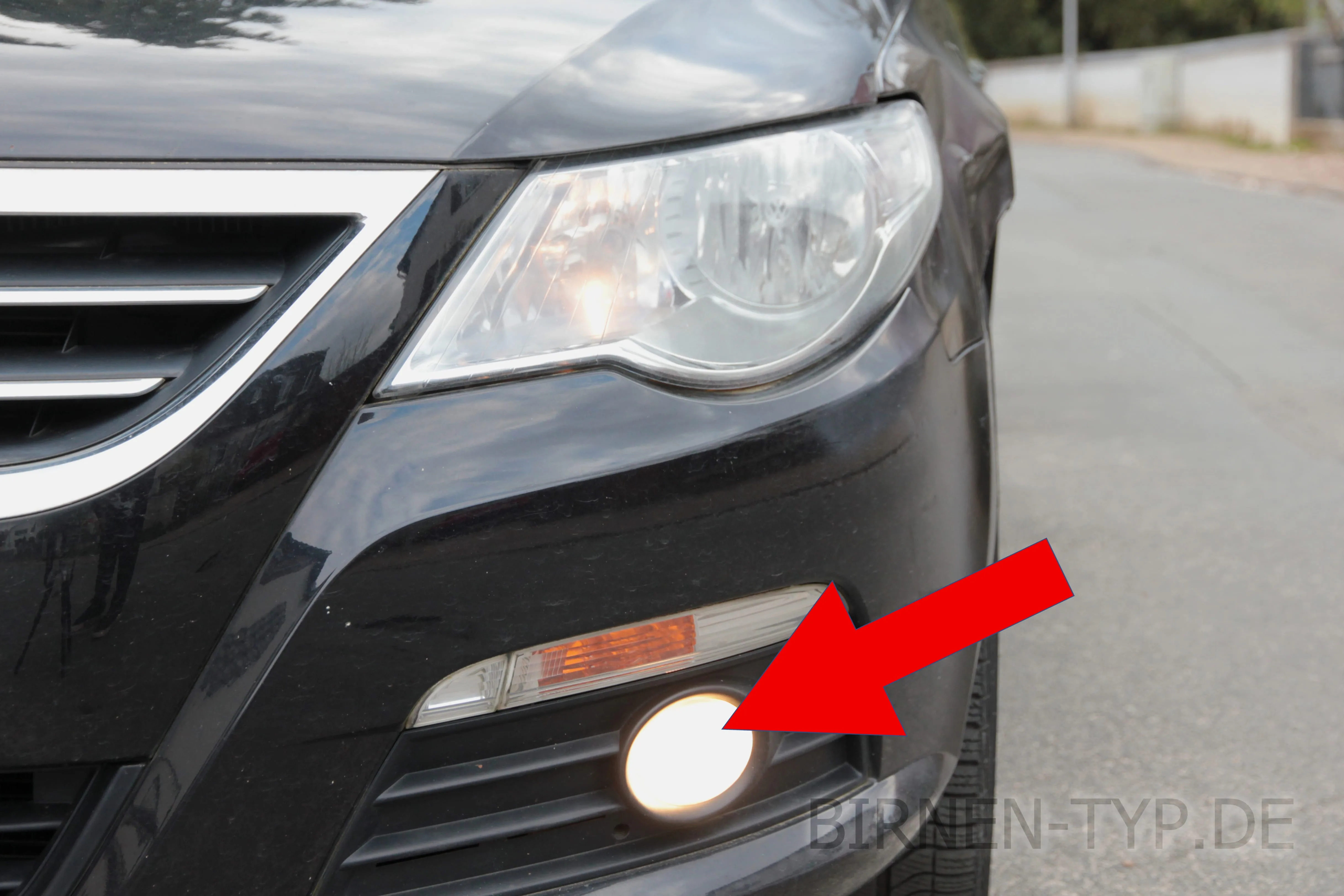 Nebelscheinwerfer des VW Passat CC