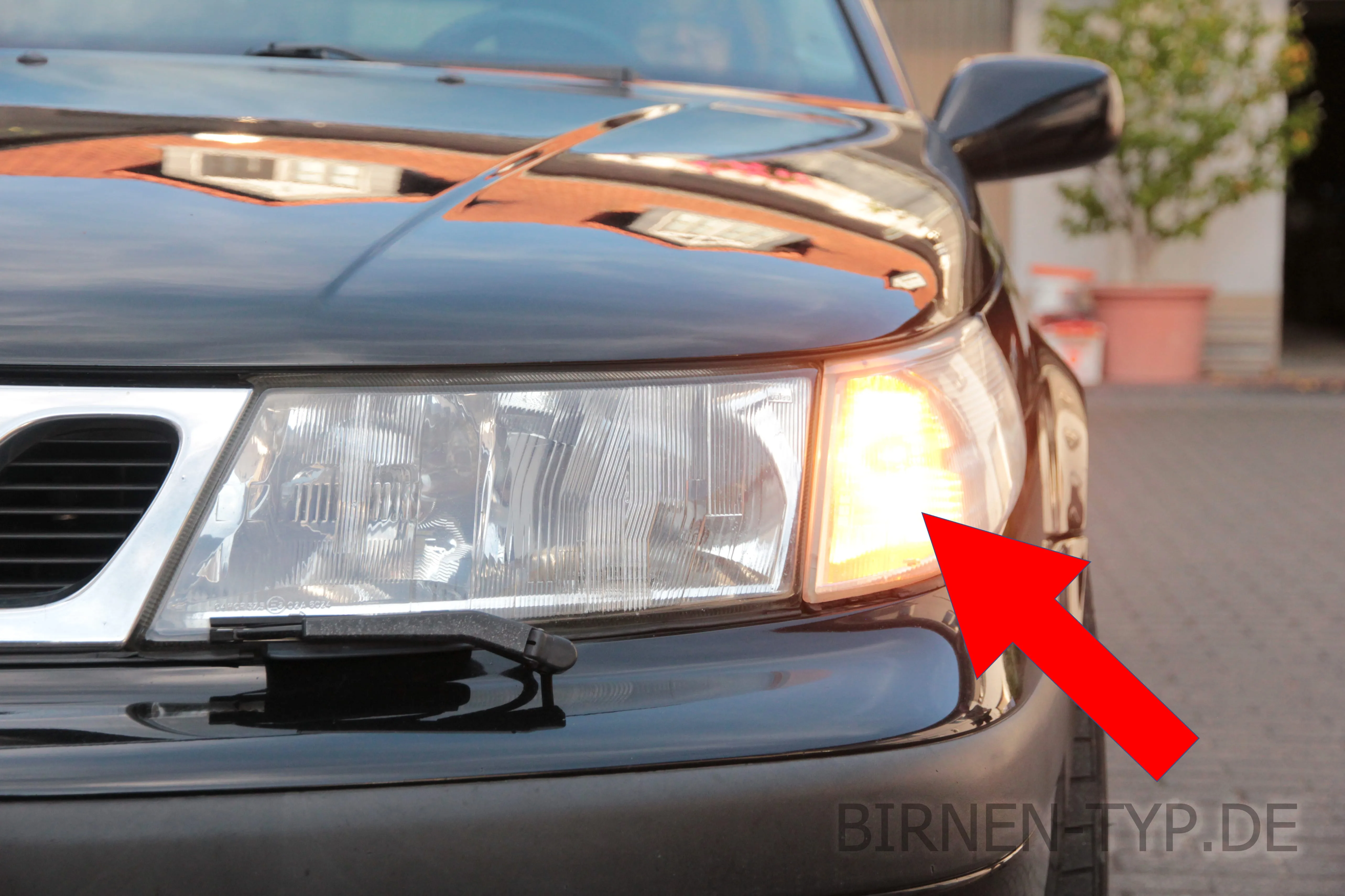 Blinker vorne des Saab 9-5