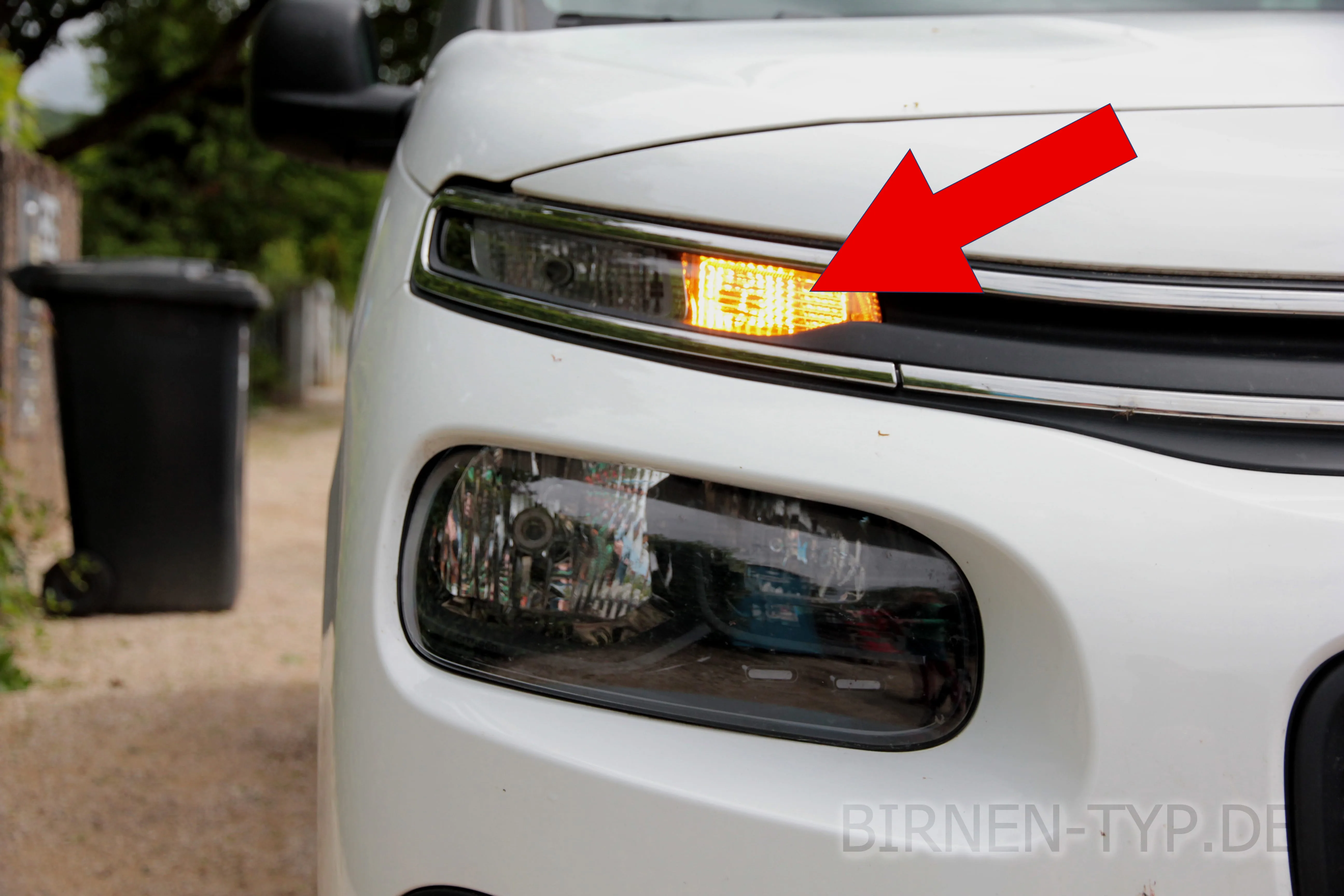 Blinker vorne des Citroën Berlingo 3. Gen. (Typ: K9/ER/EC, 2018-heute))