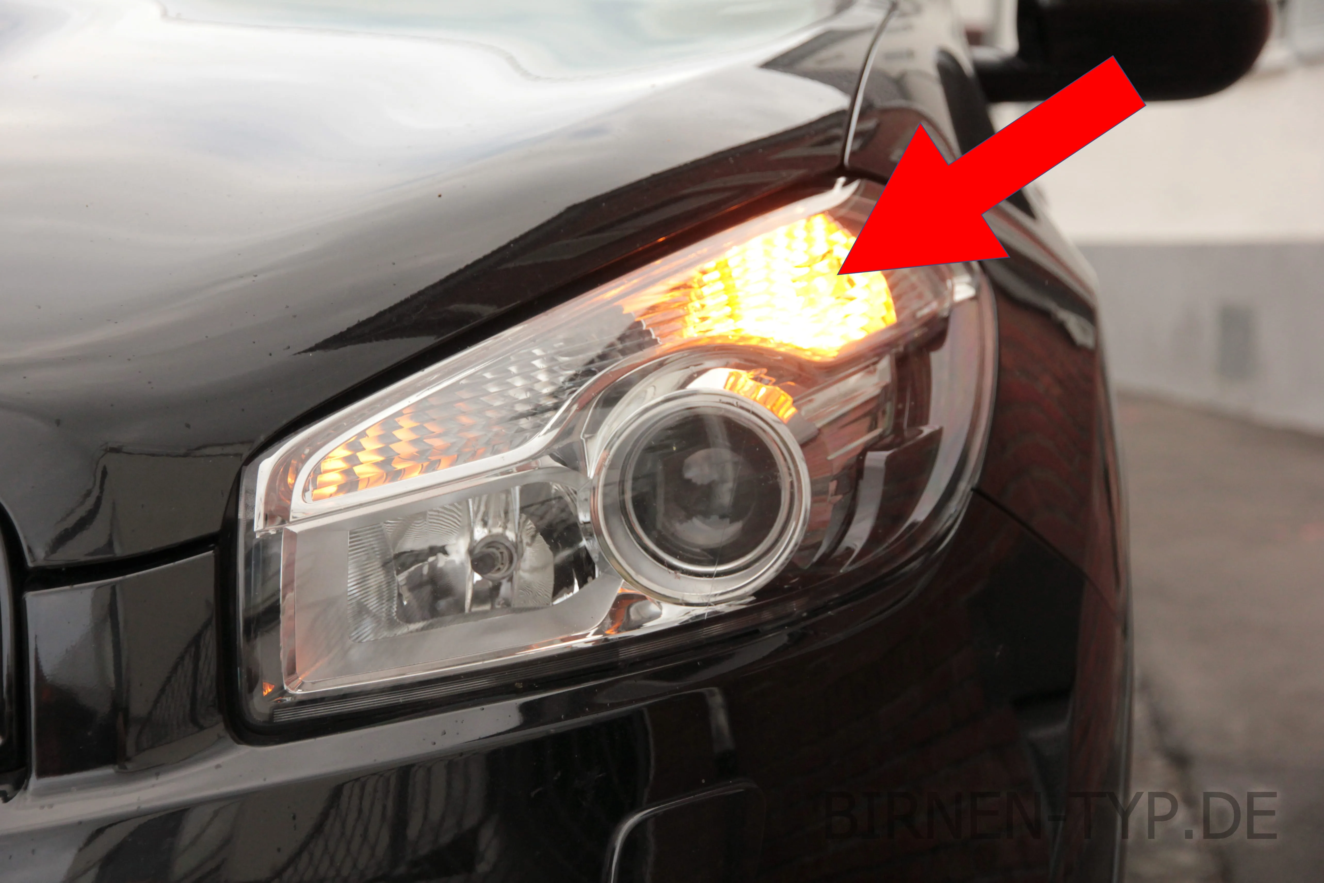 Blinker vorne des Nissan Qashqai (+2)