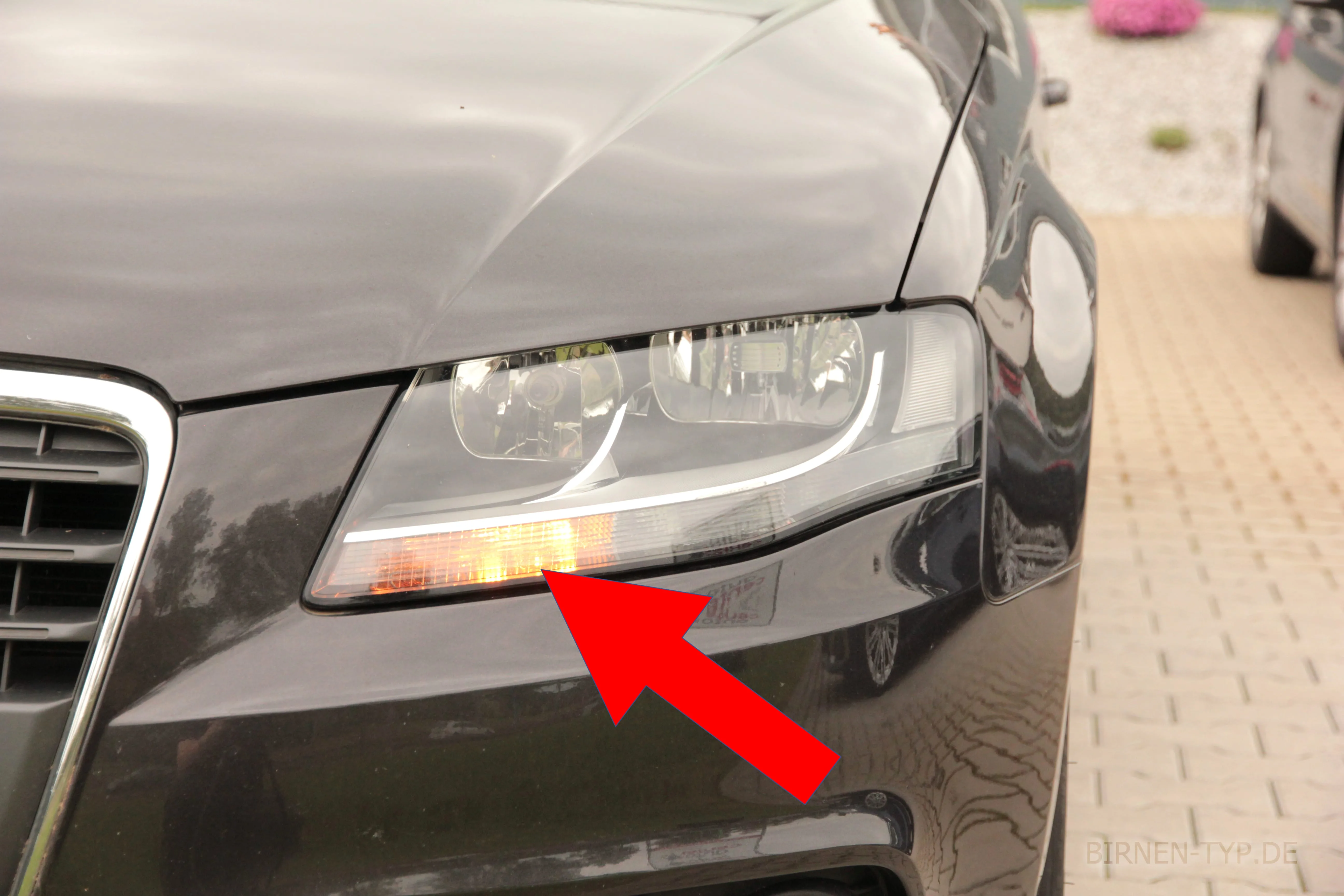 Blinker vorne des Audi A4 4. Gen — BIS Ende Produktionsjahr 2011 (VOR Facelift)