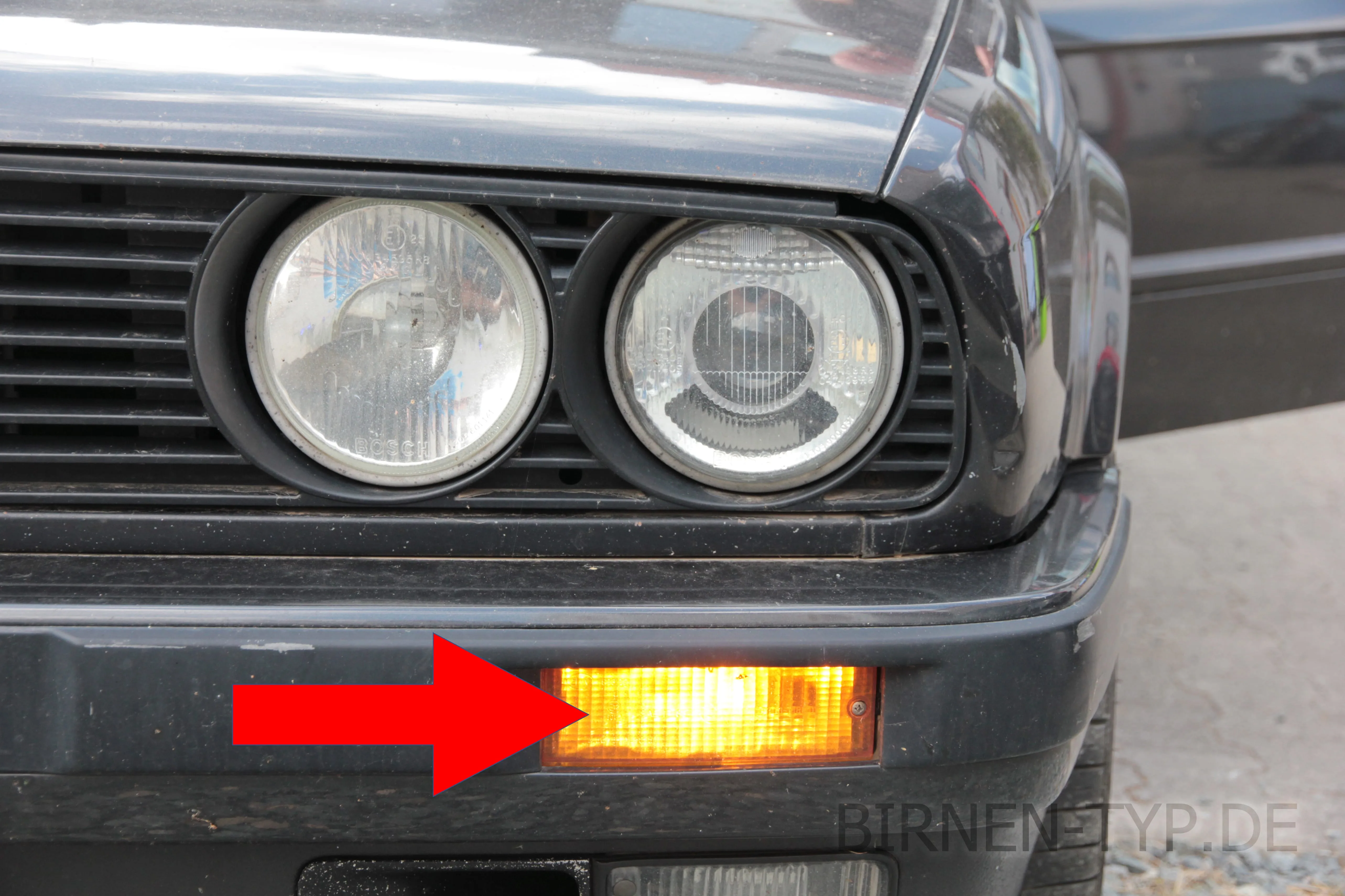 Blinker vorne des BMW 3er