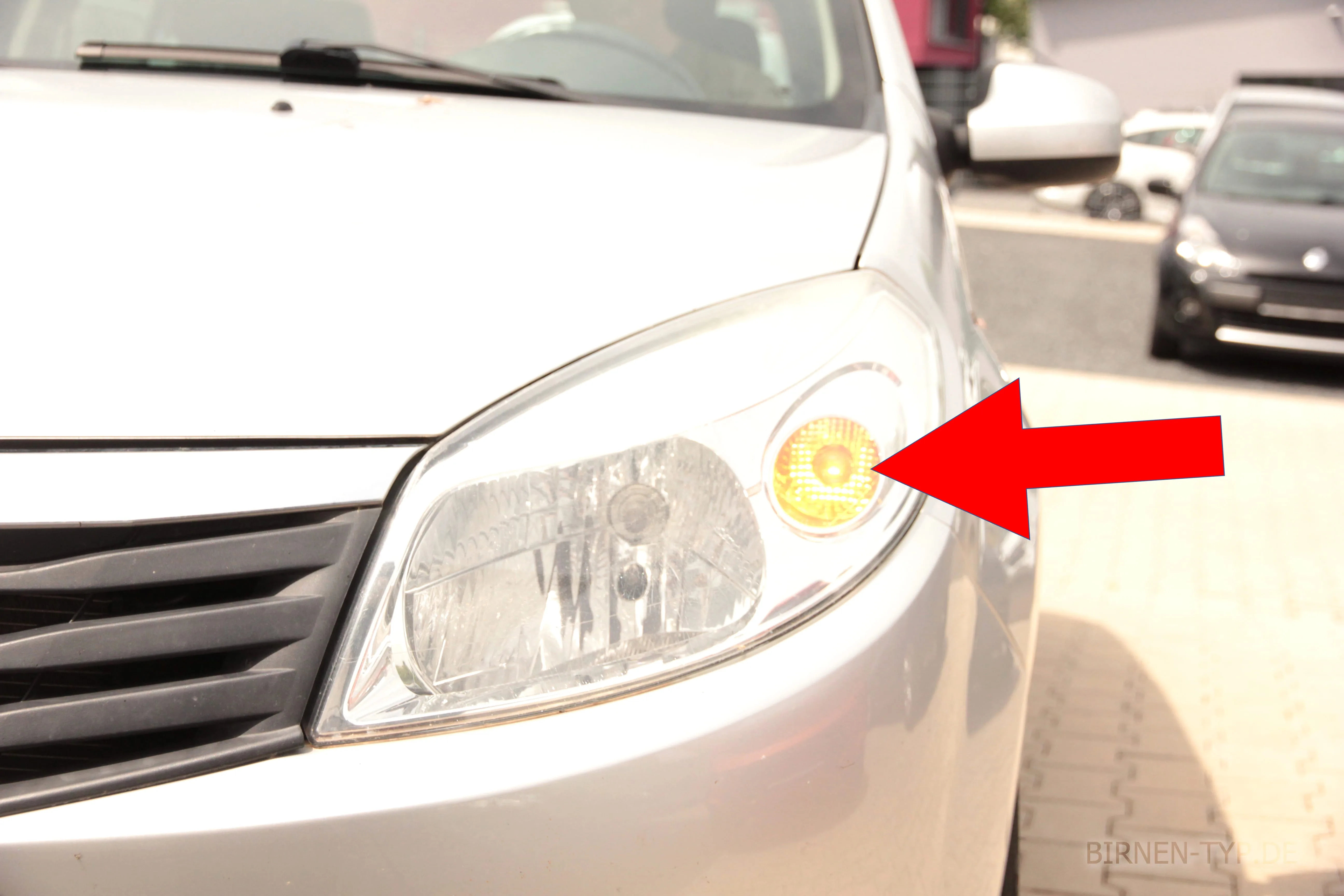 Blinker vorne des Dacia Sandero 1. Gen