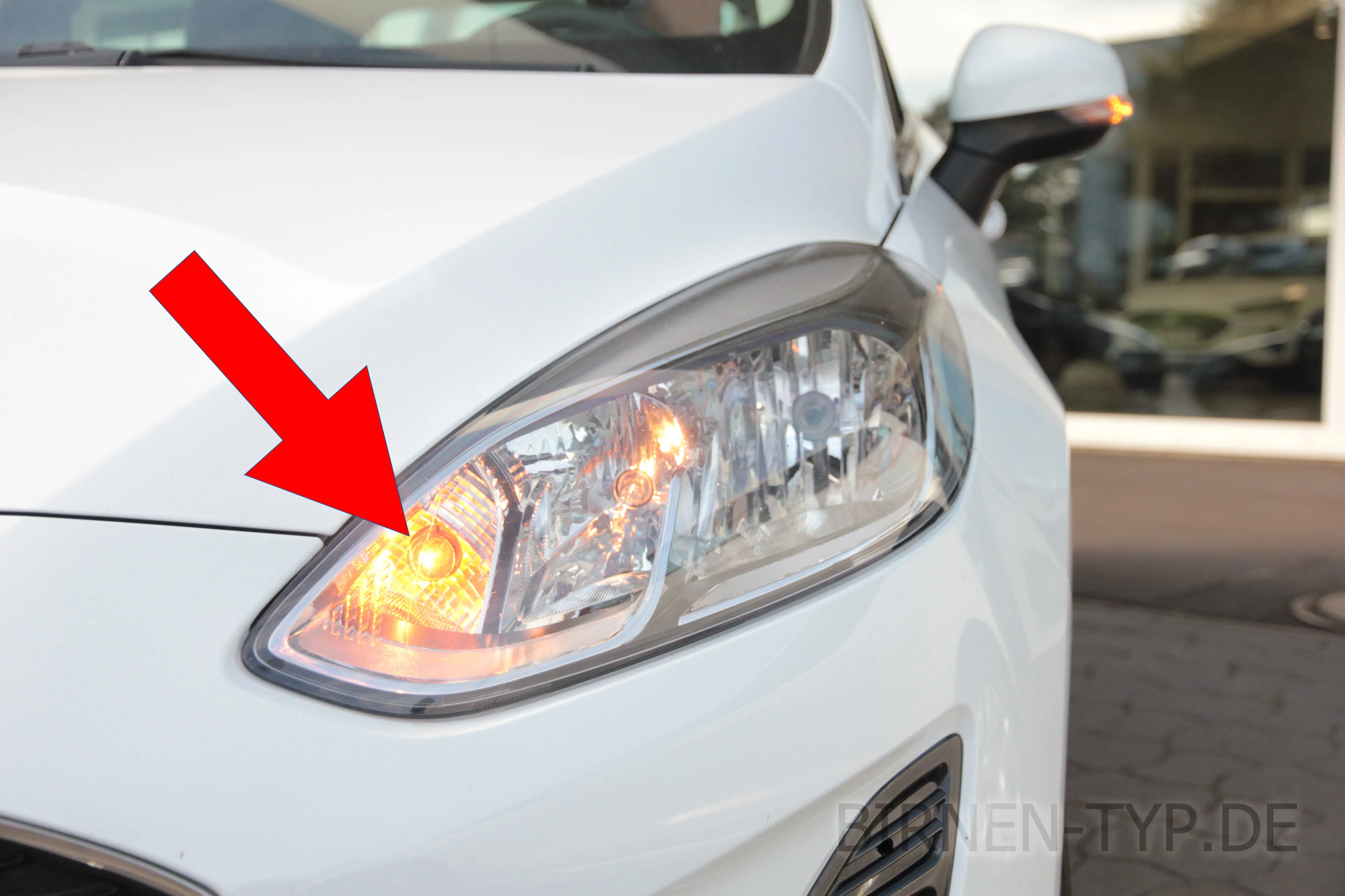 Blinker vorne des Ford Fiesta MK8