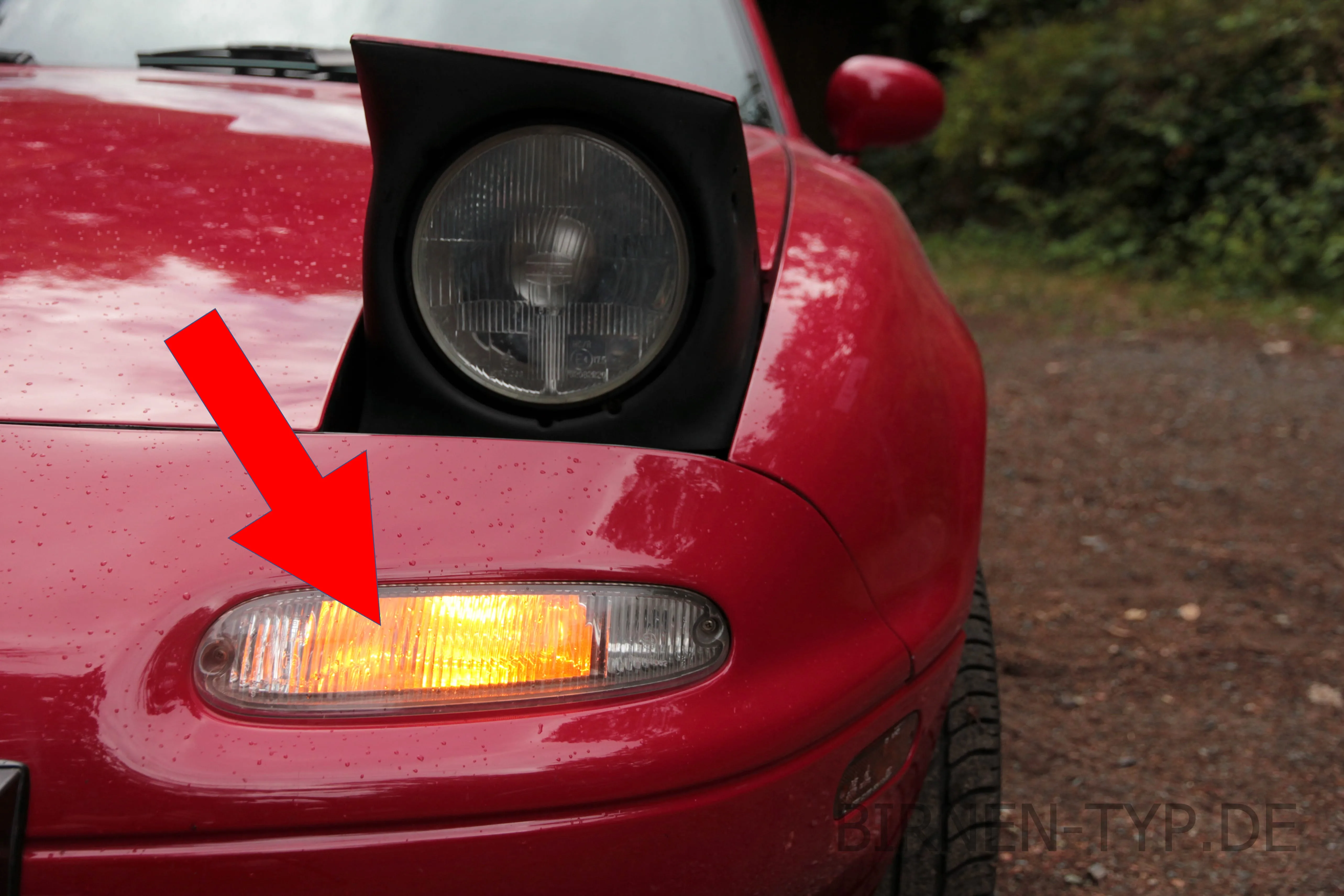 Blinker vorne des Mazda MX-5 / Miata
