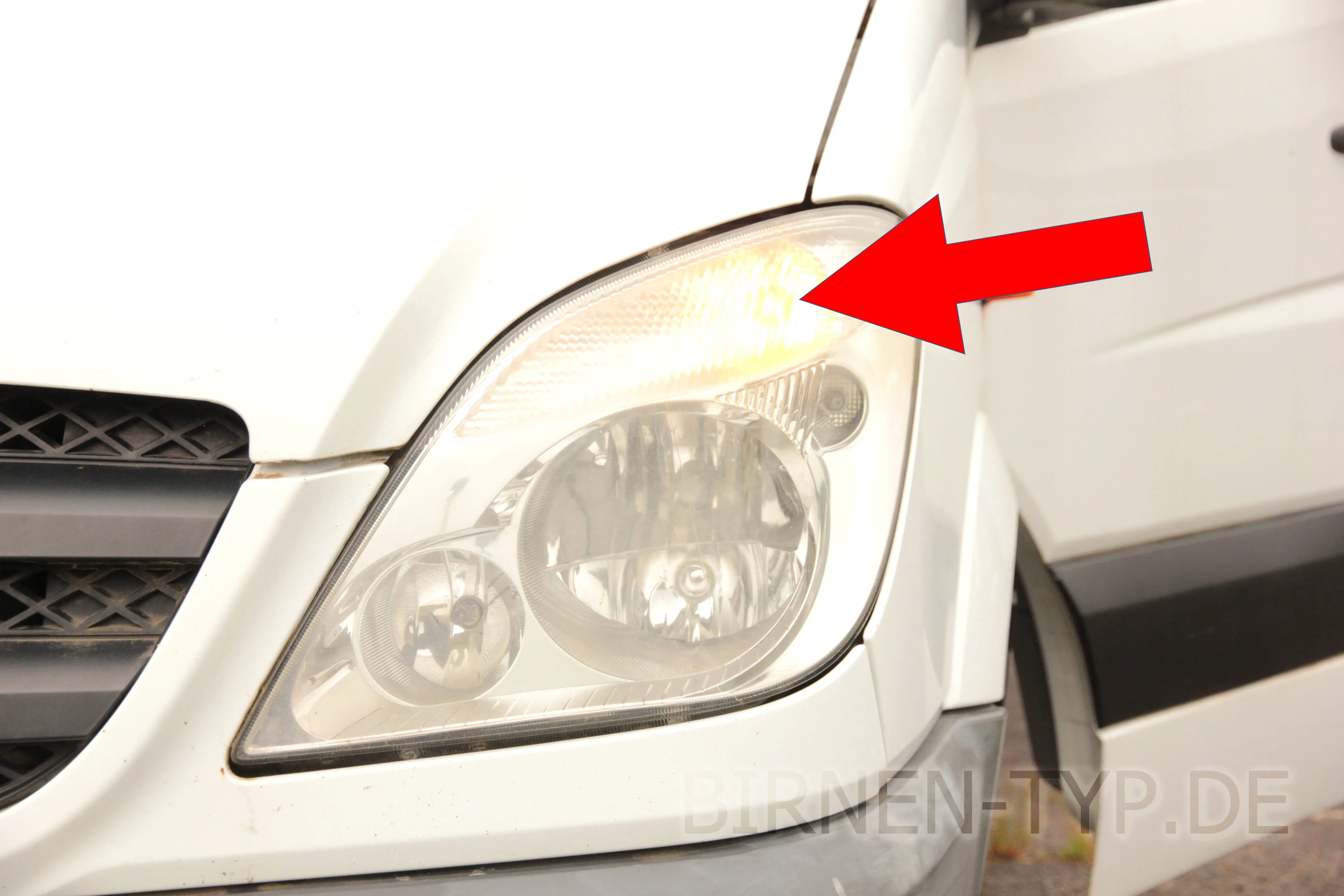 Blinker vorne des Mercedes-Benz Sprinter 2. Gen