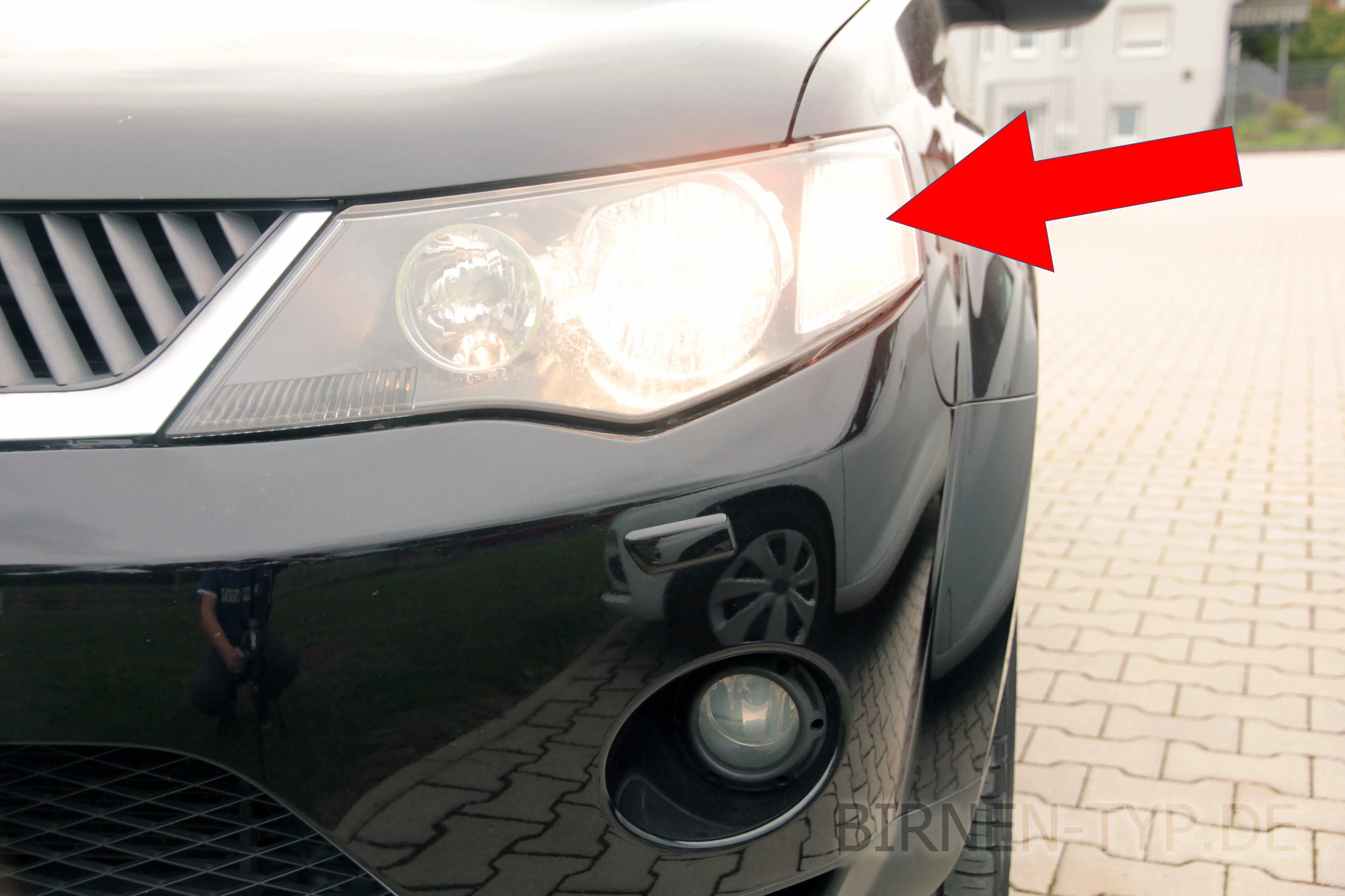 Blinker vorne des Mitsubishi Outlander