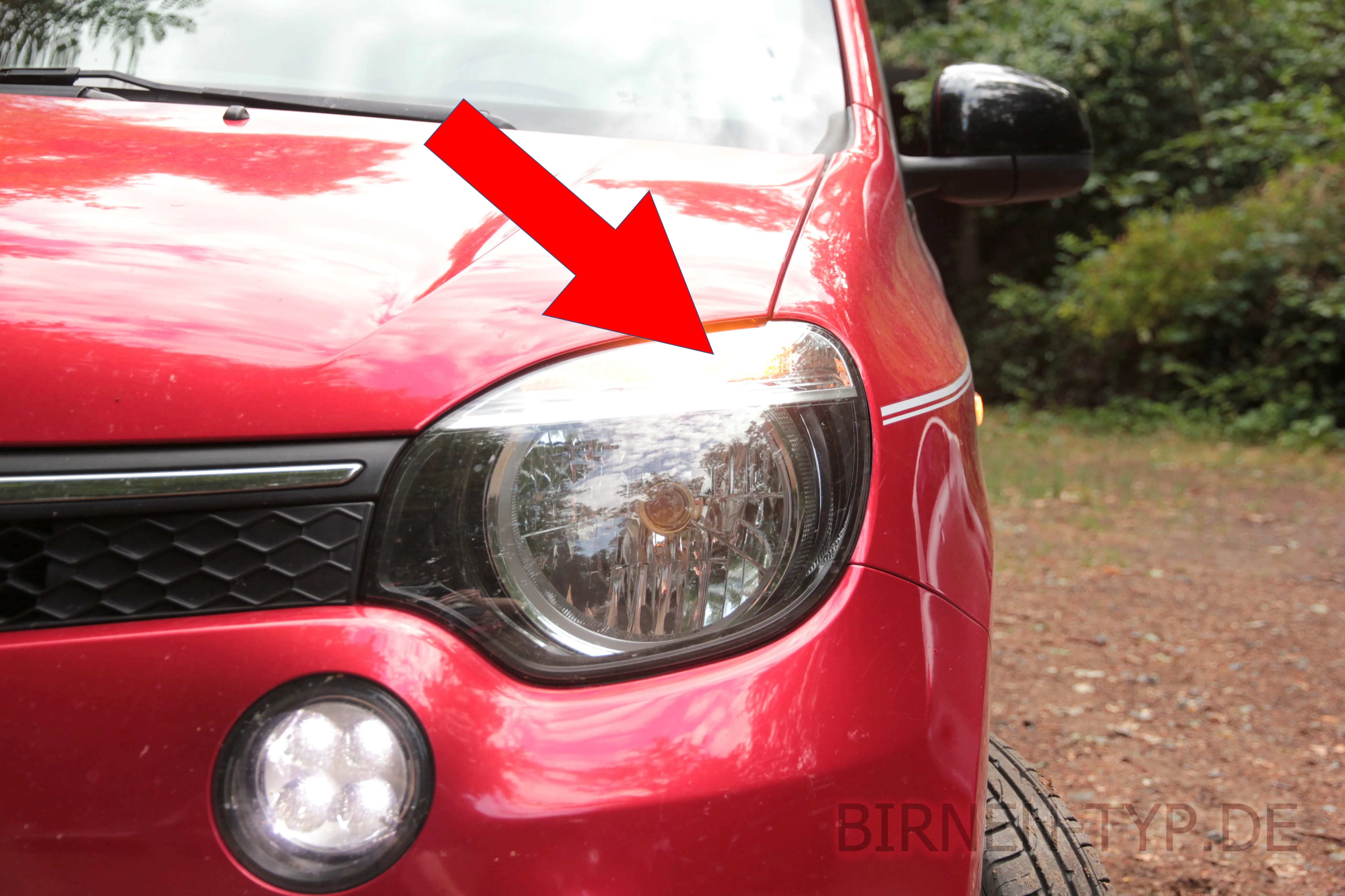 Blinker vorne des Renault Twingo