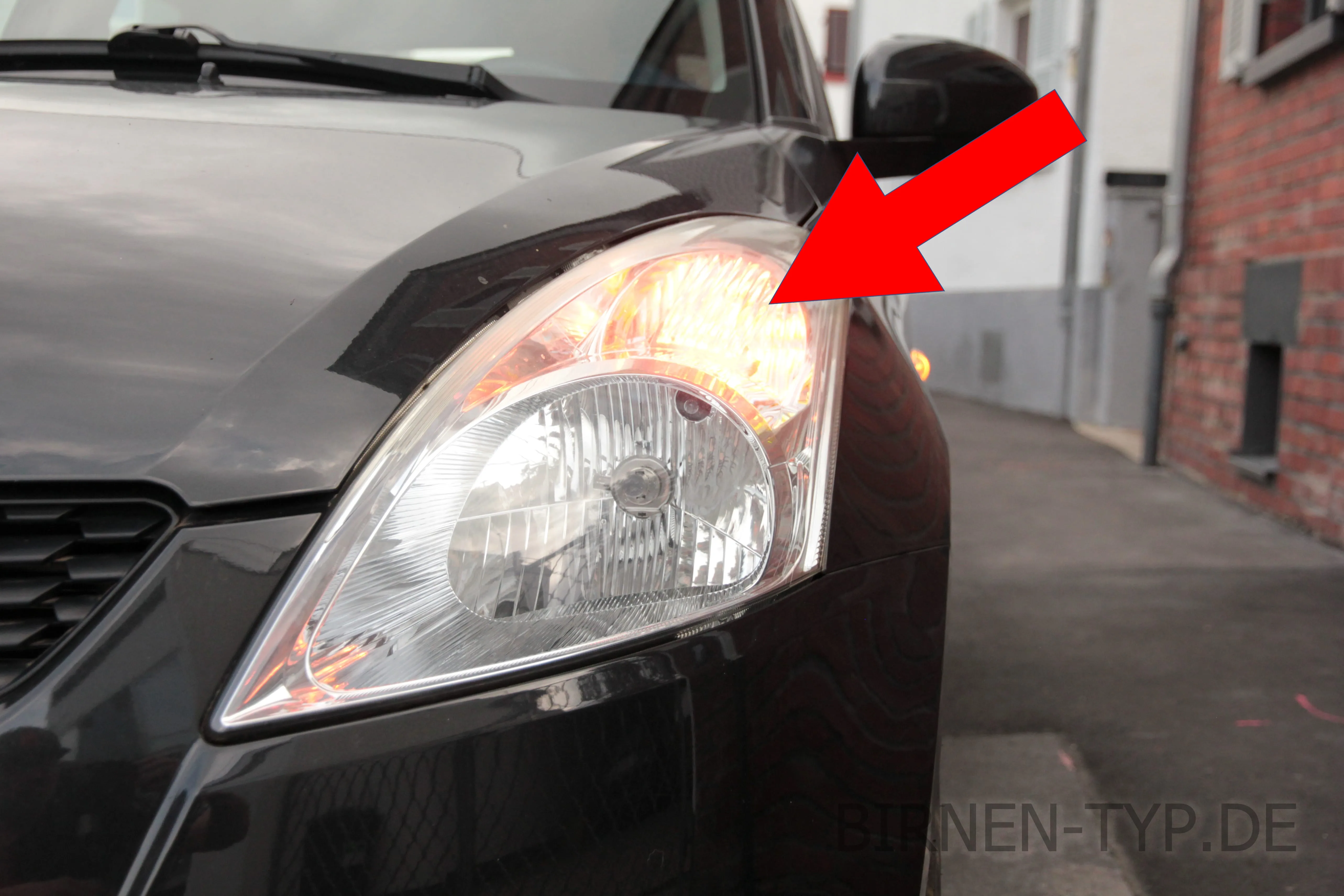 Blinker vorne des Suzuki Swift