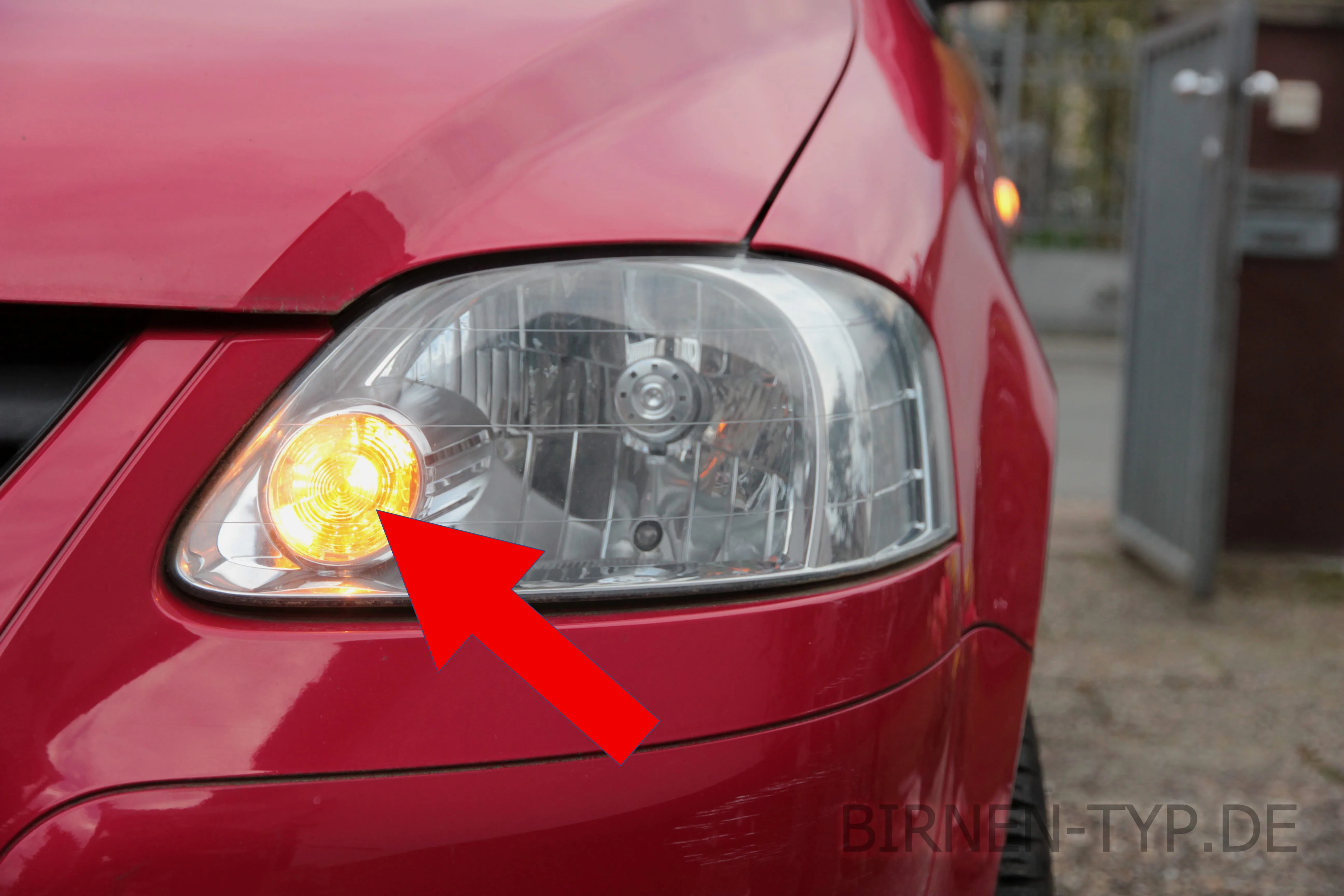 Blinker vorne des VW Fox