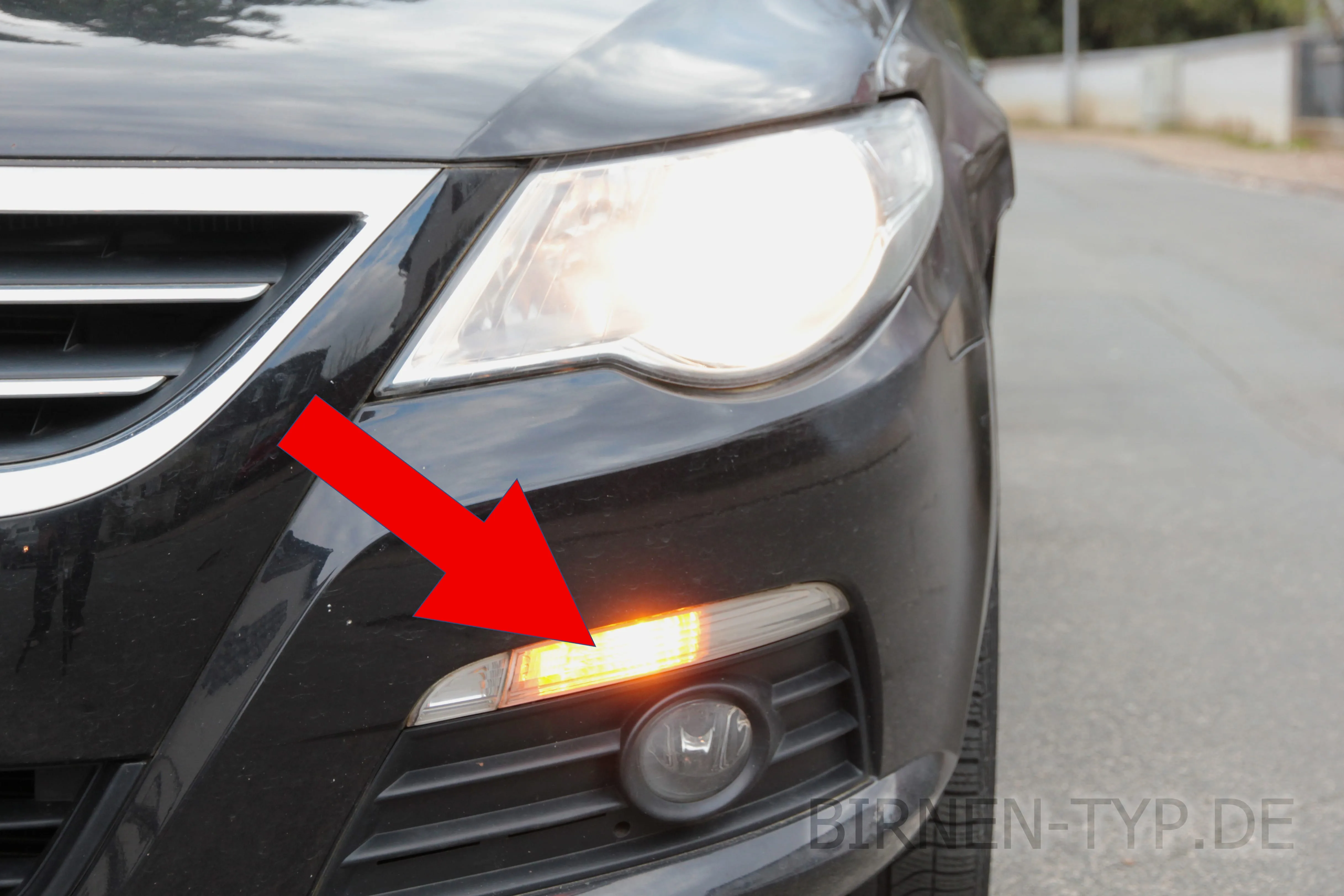 Blinker vorne des VW Passat CC