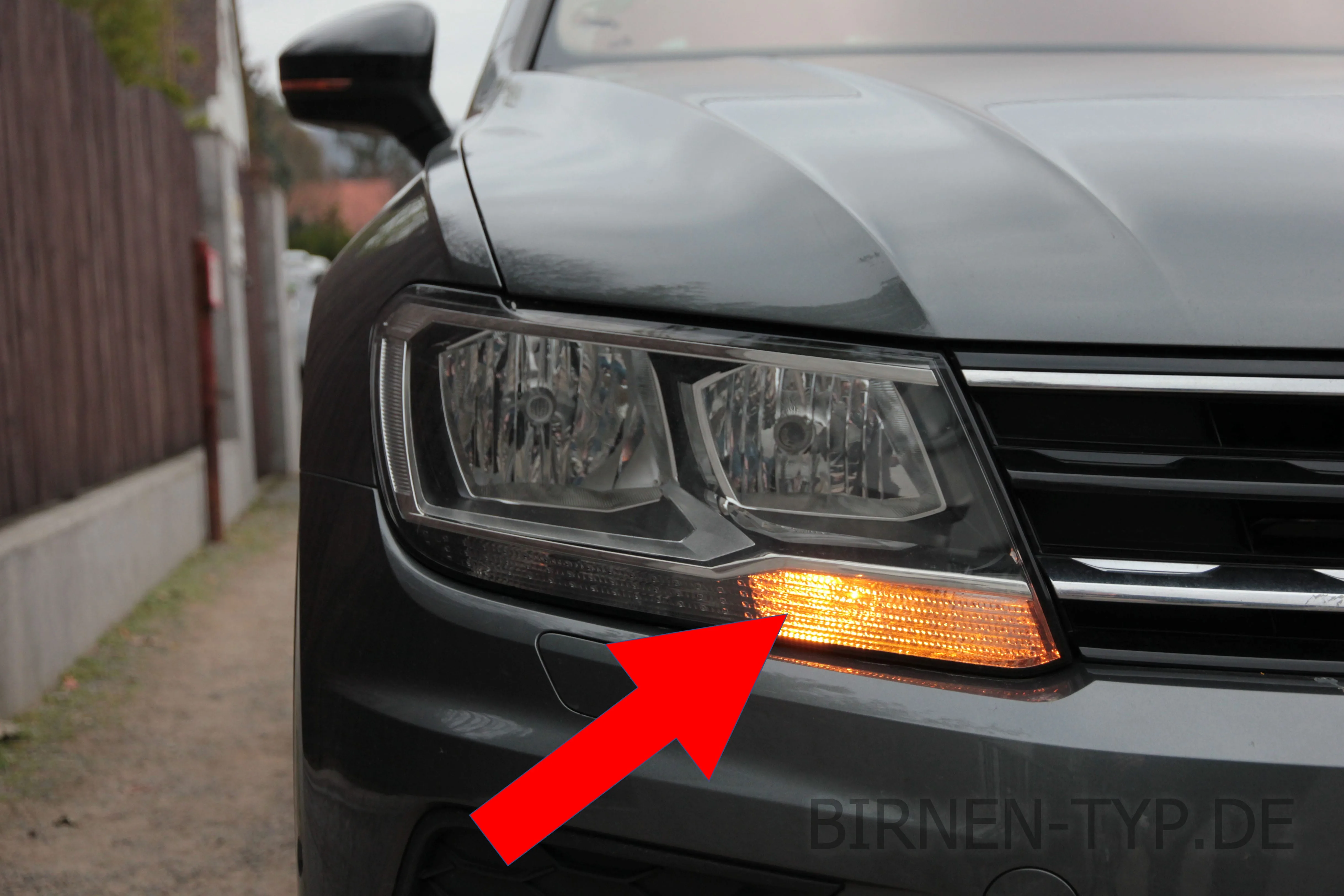 Blinker vorne des VW Tiguan