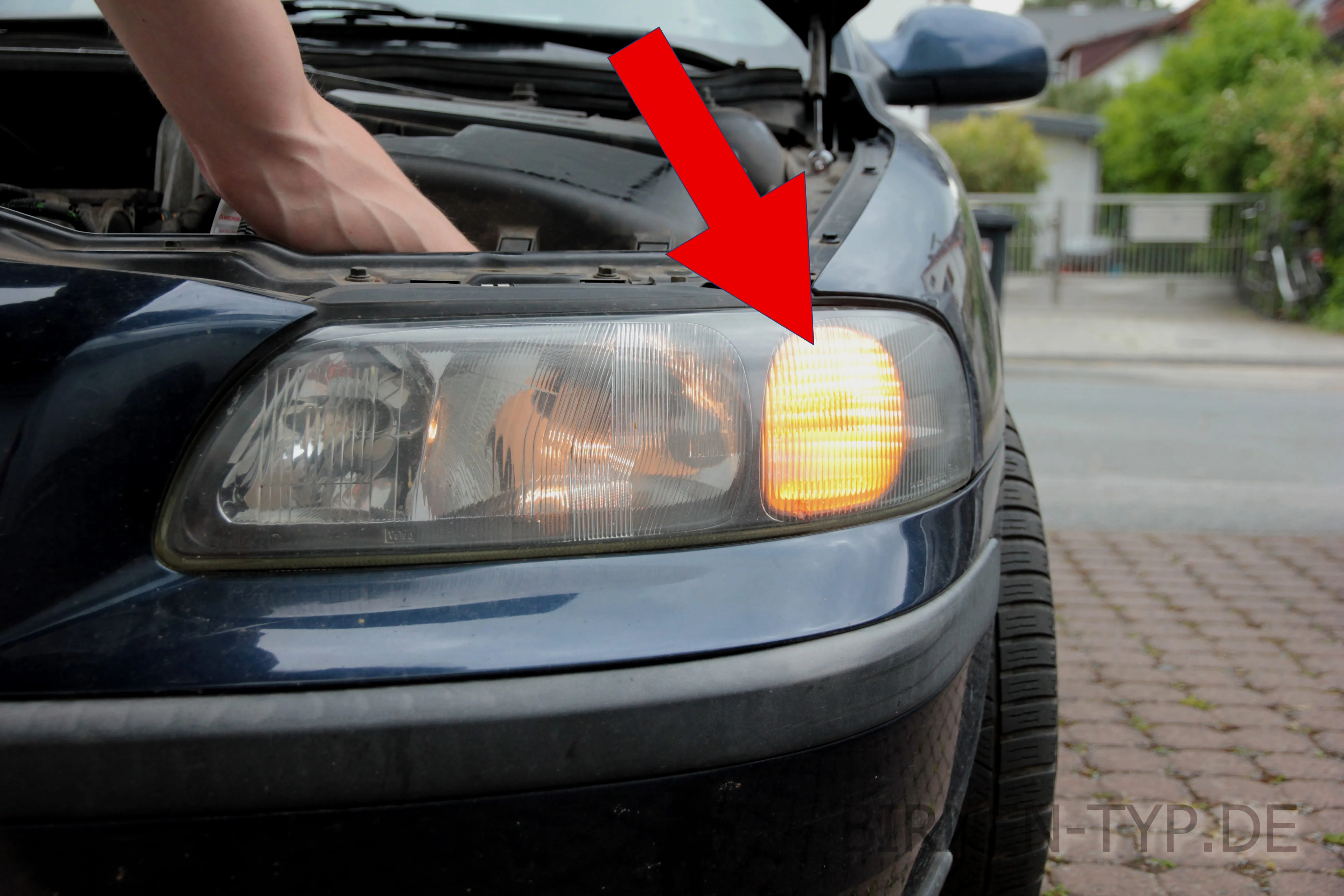 Blinker vorne des Volvo V70