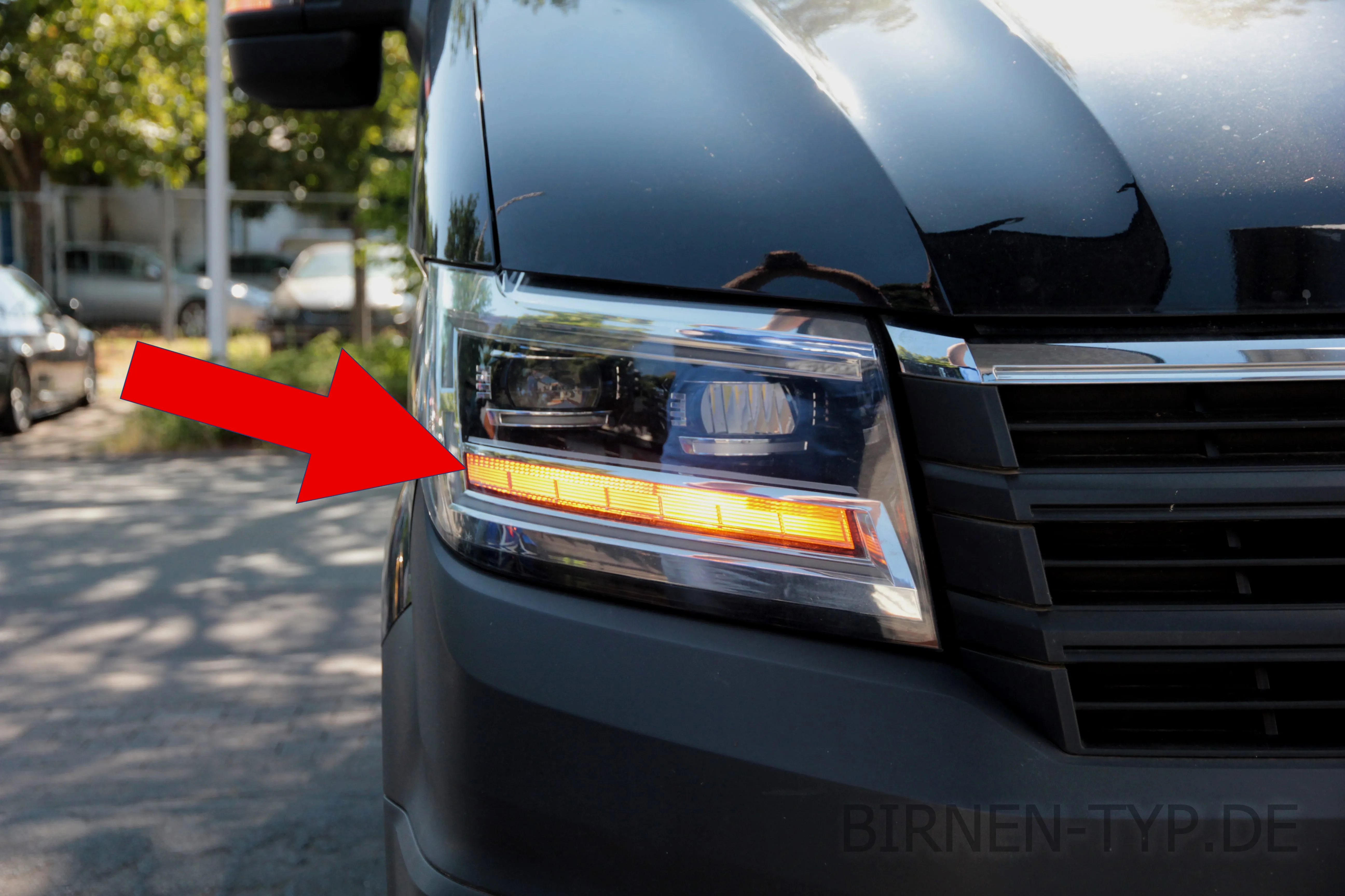 Blinker vorne des MAN TGE 1. Gen., Transporter / Van — in LED-Scheinwerfern
