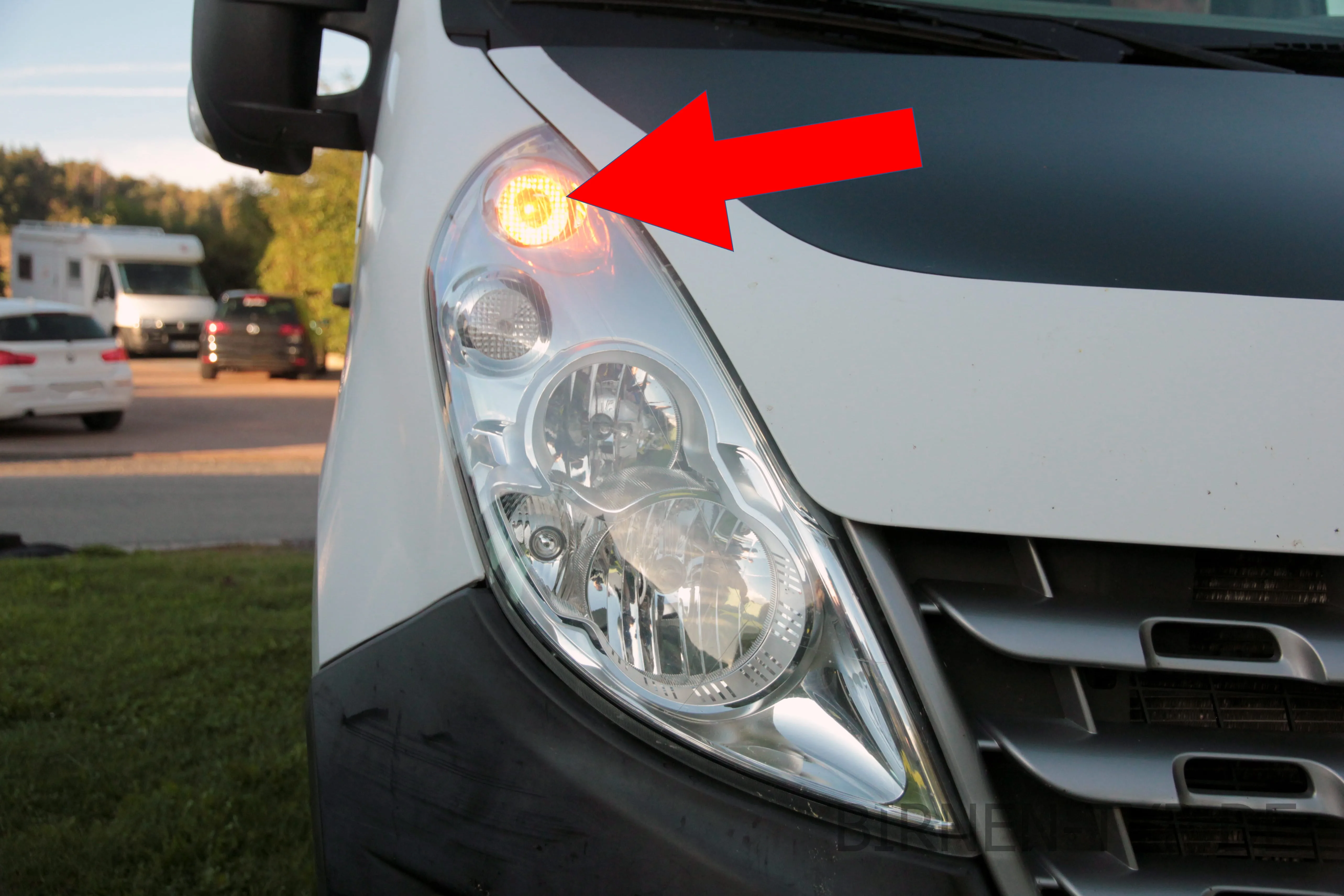 Blinker vorne des Renault Master 3