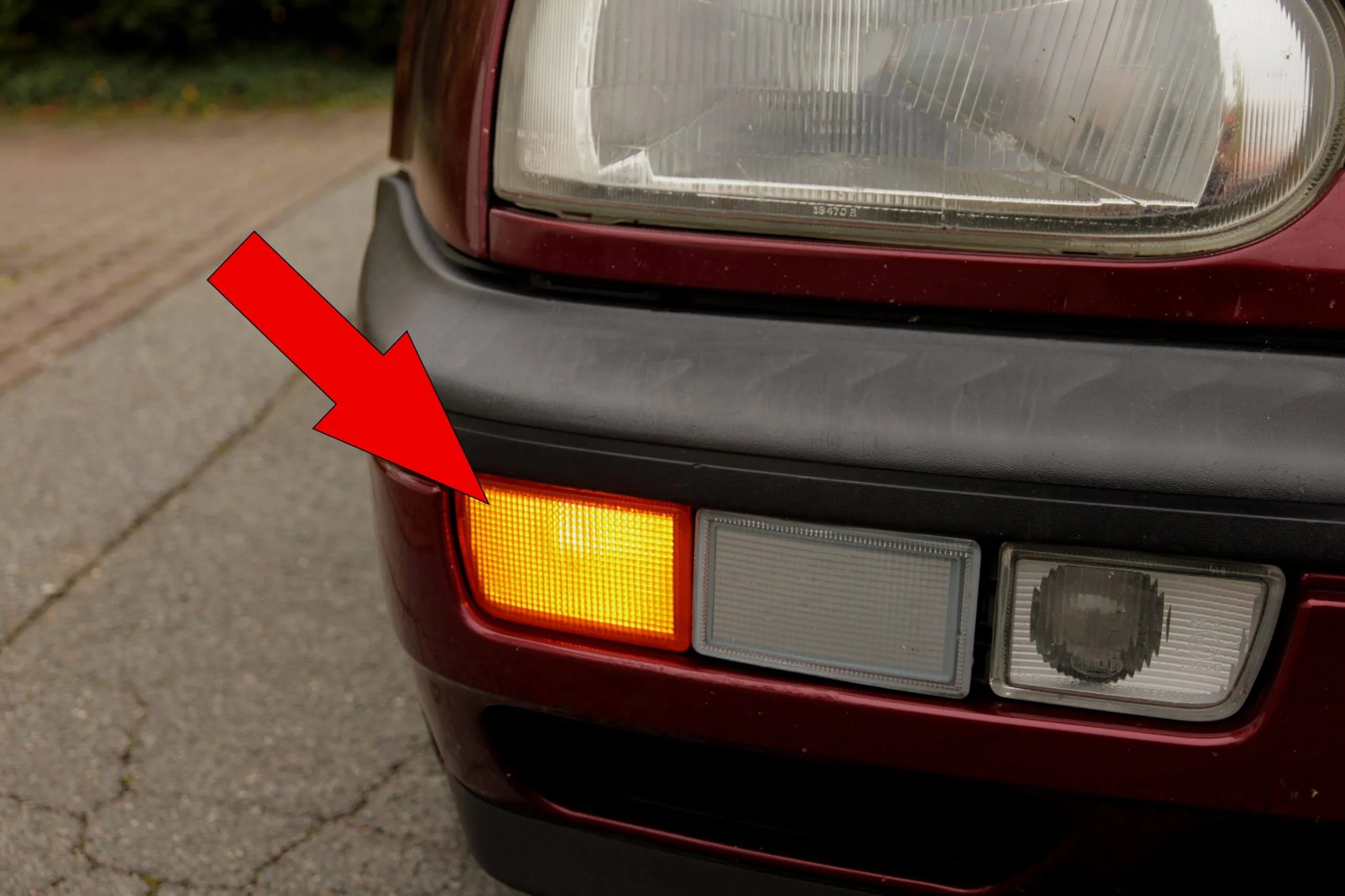 Blinker vorne des VW Golf 3