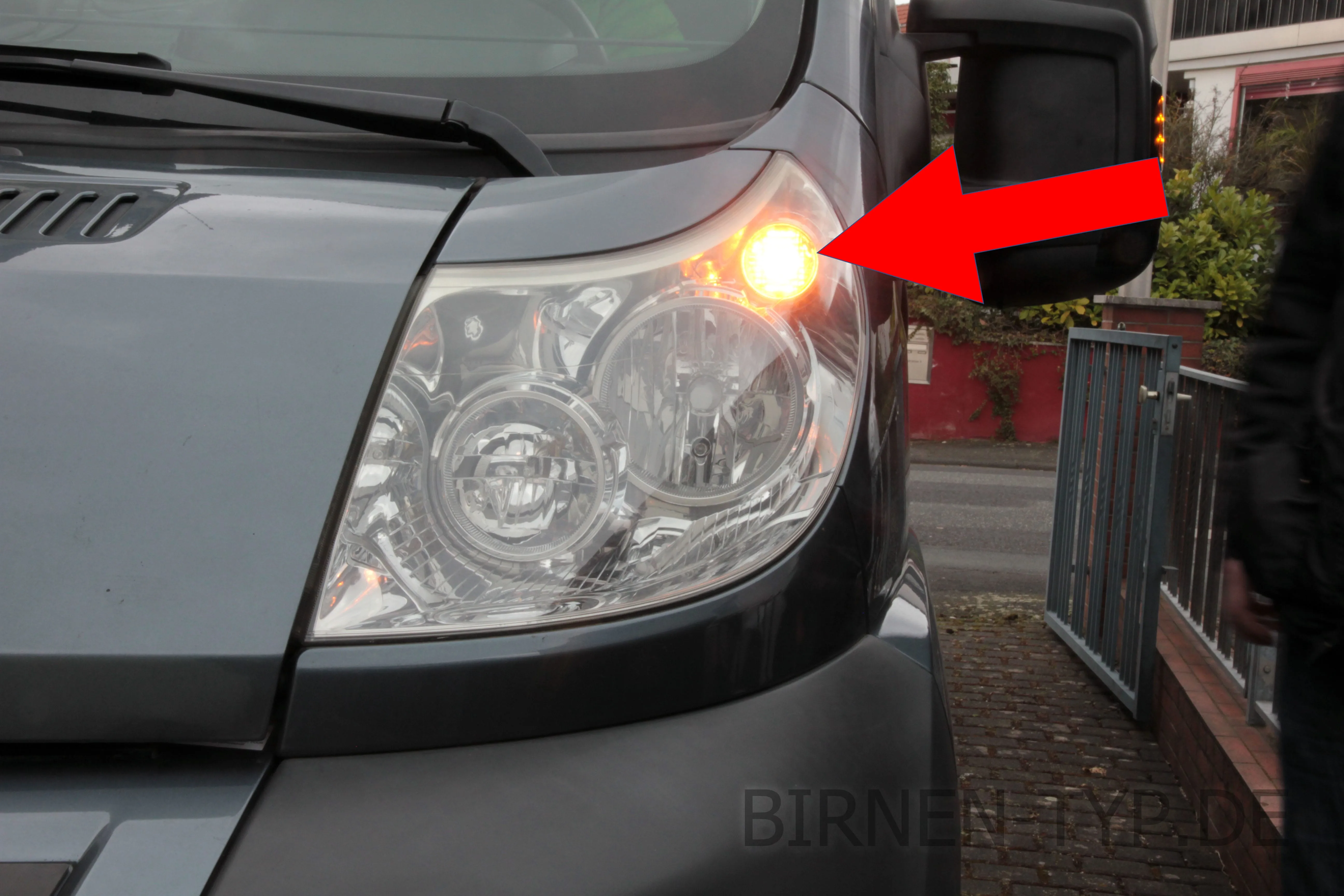Blinker vorne des Fiat Ducato 3. Gen
