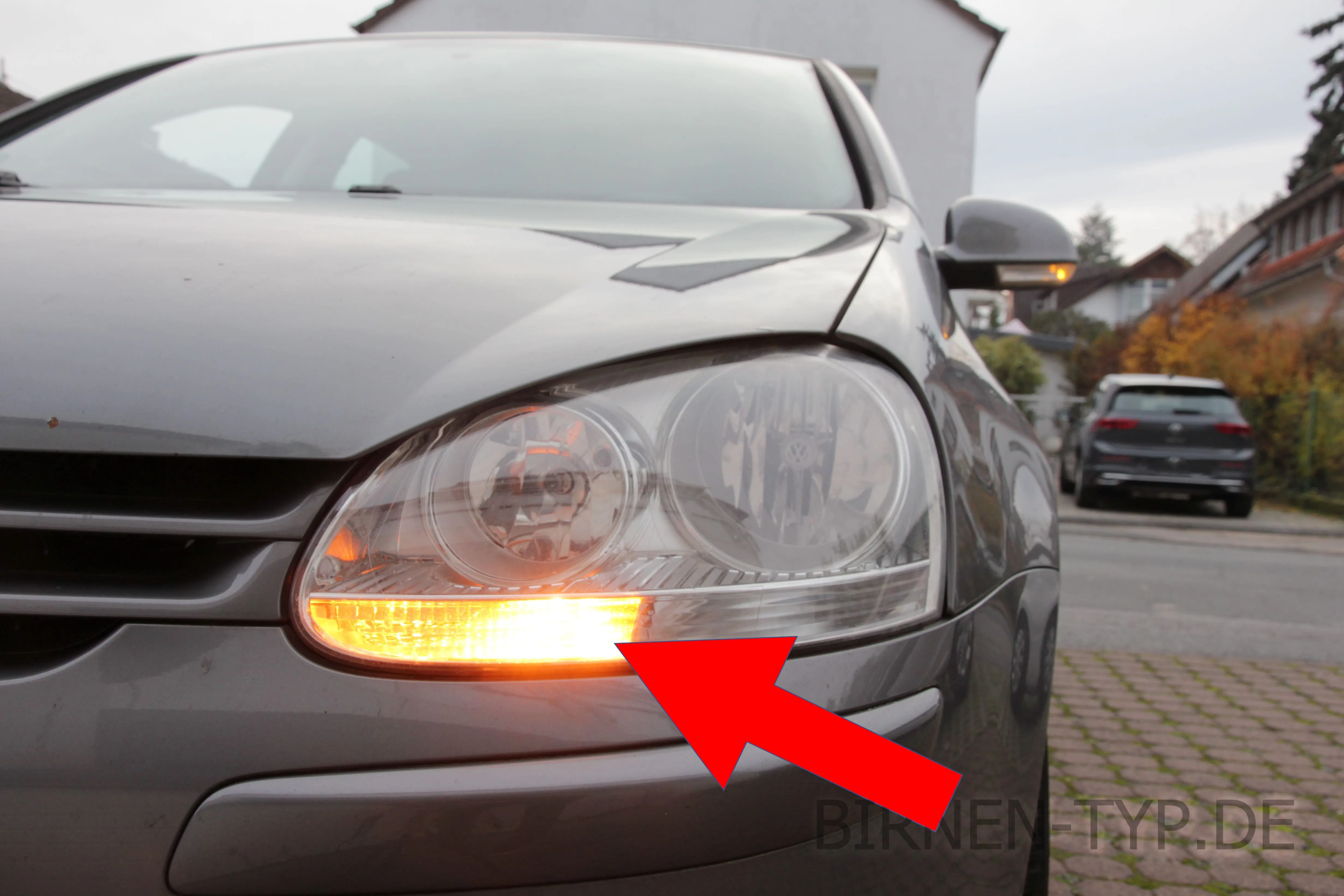 Blinker vorne des VW Golf 5