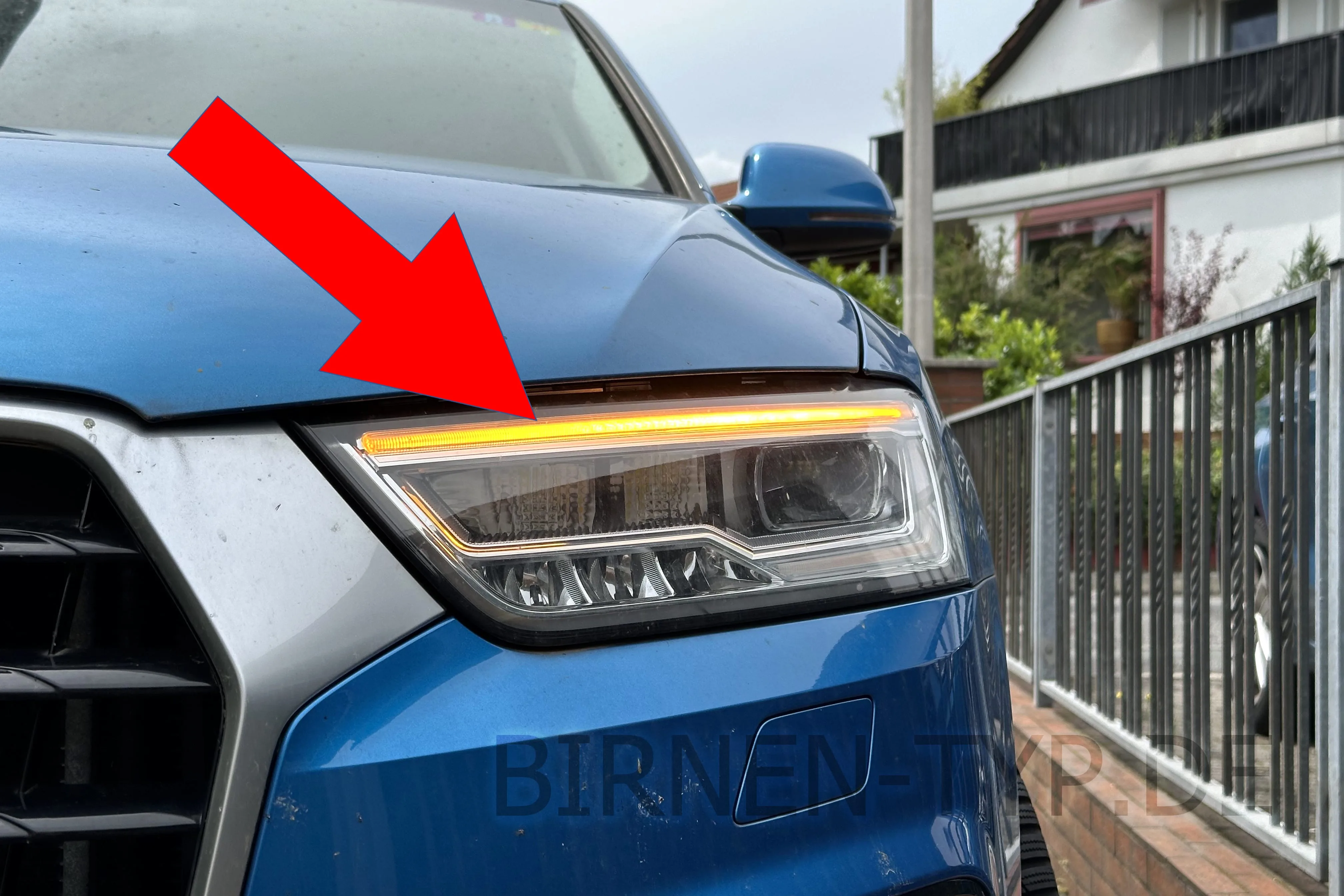 Blinker vorne des Audi Q3 1. Gen