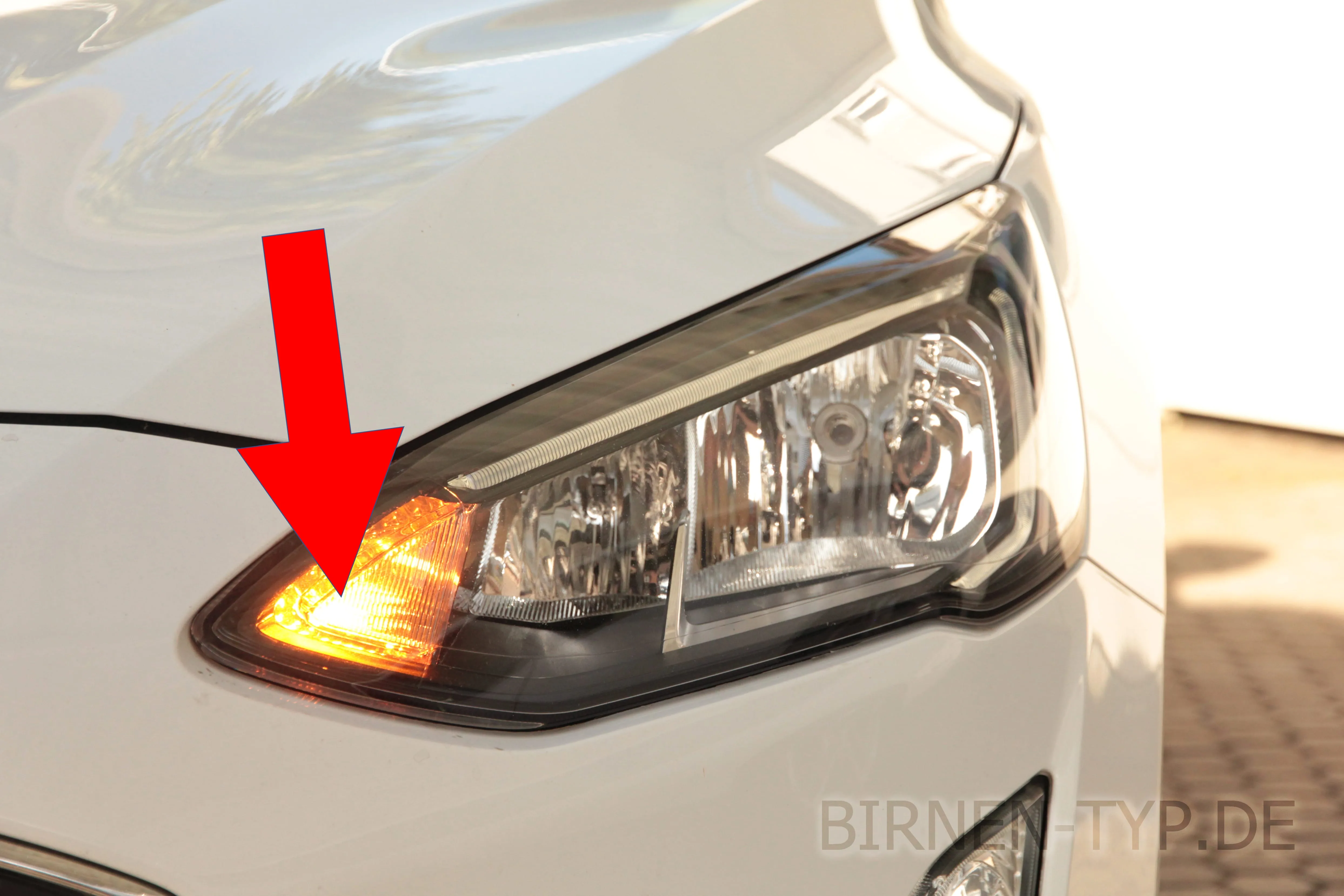 Blinker vorne des Ford Focus MK4