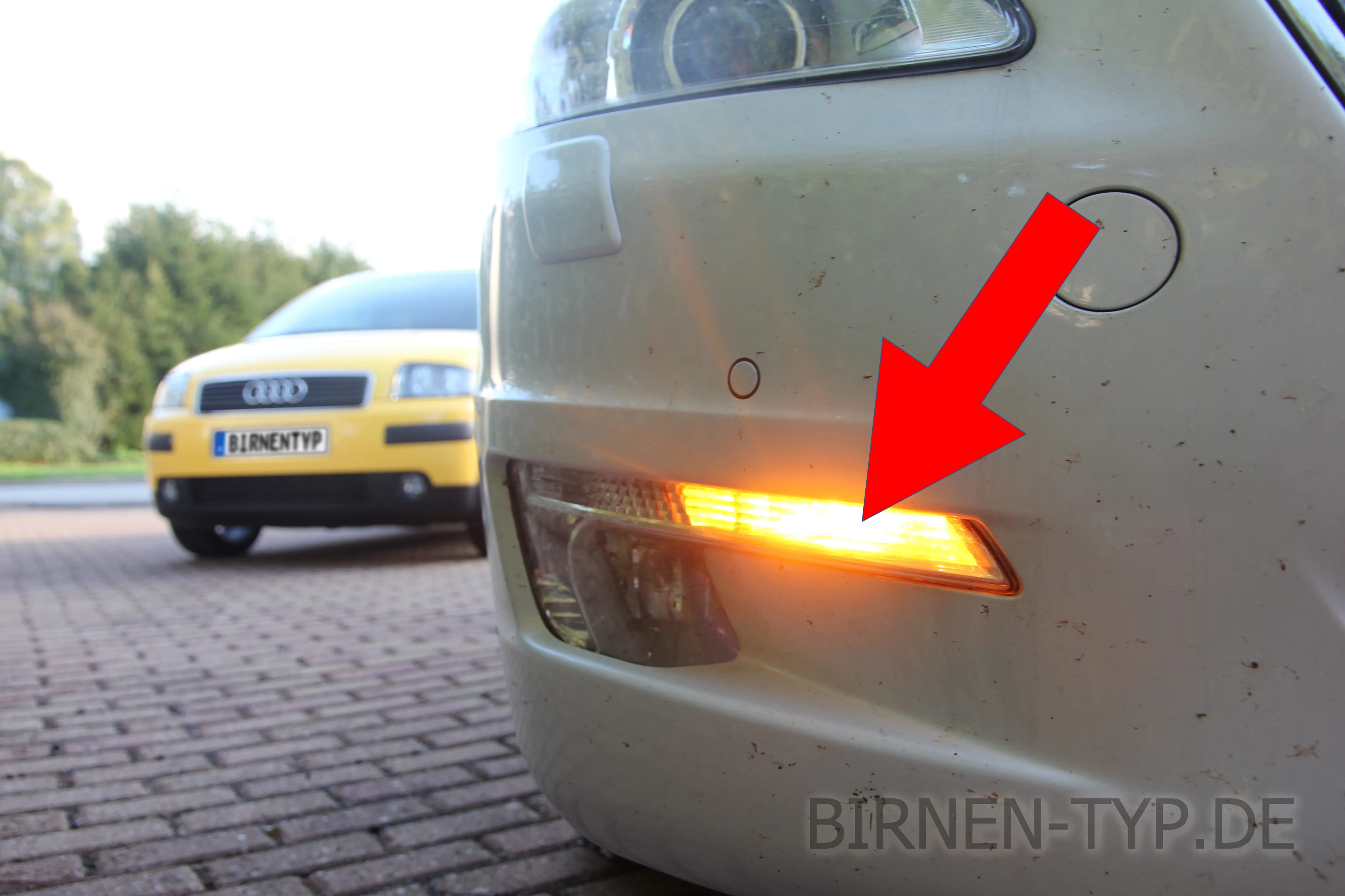 Blinker vorne des Peugeot 508