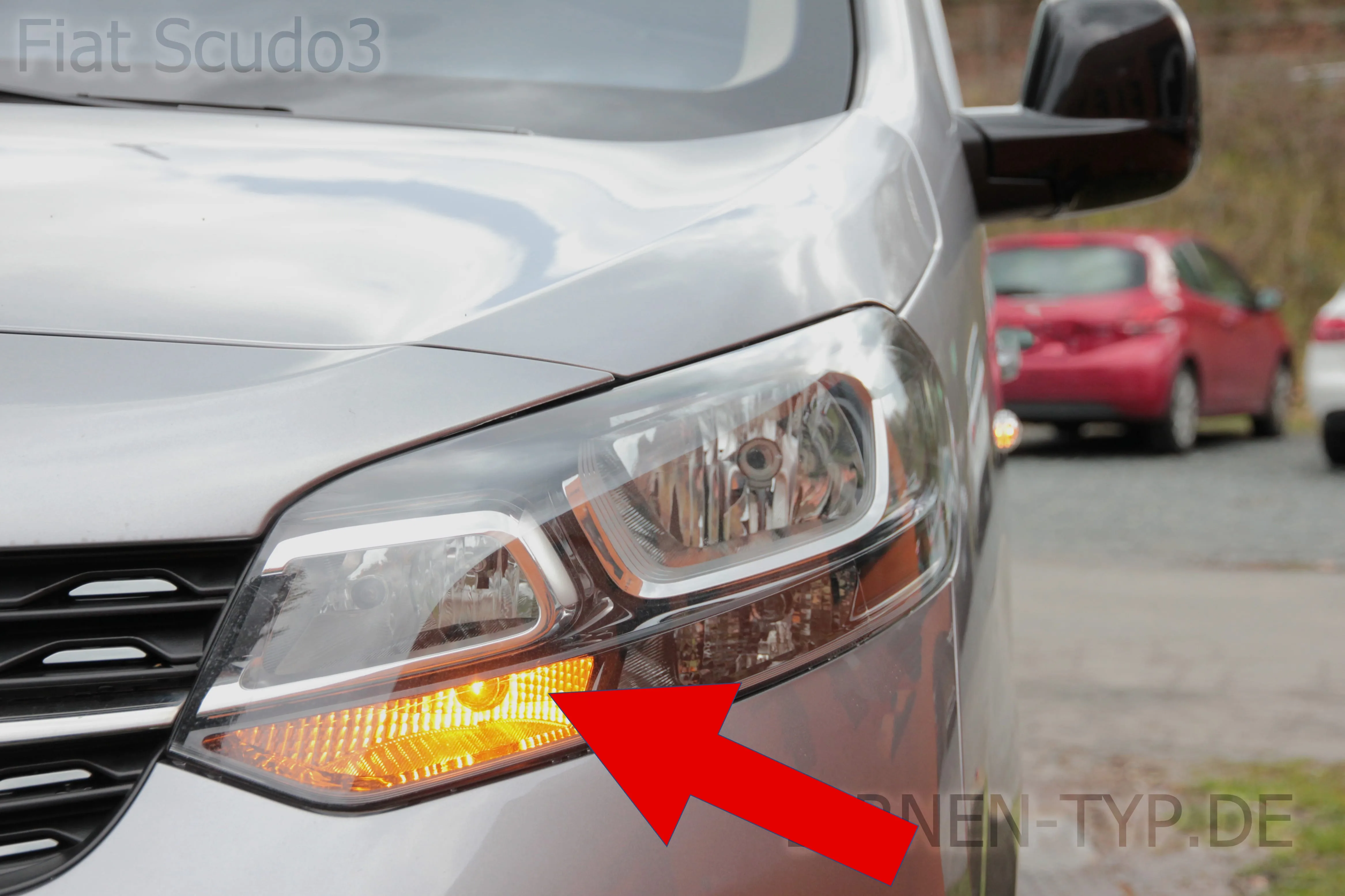 Blinker vorne des Fiat Scudo