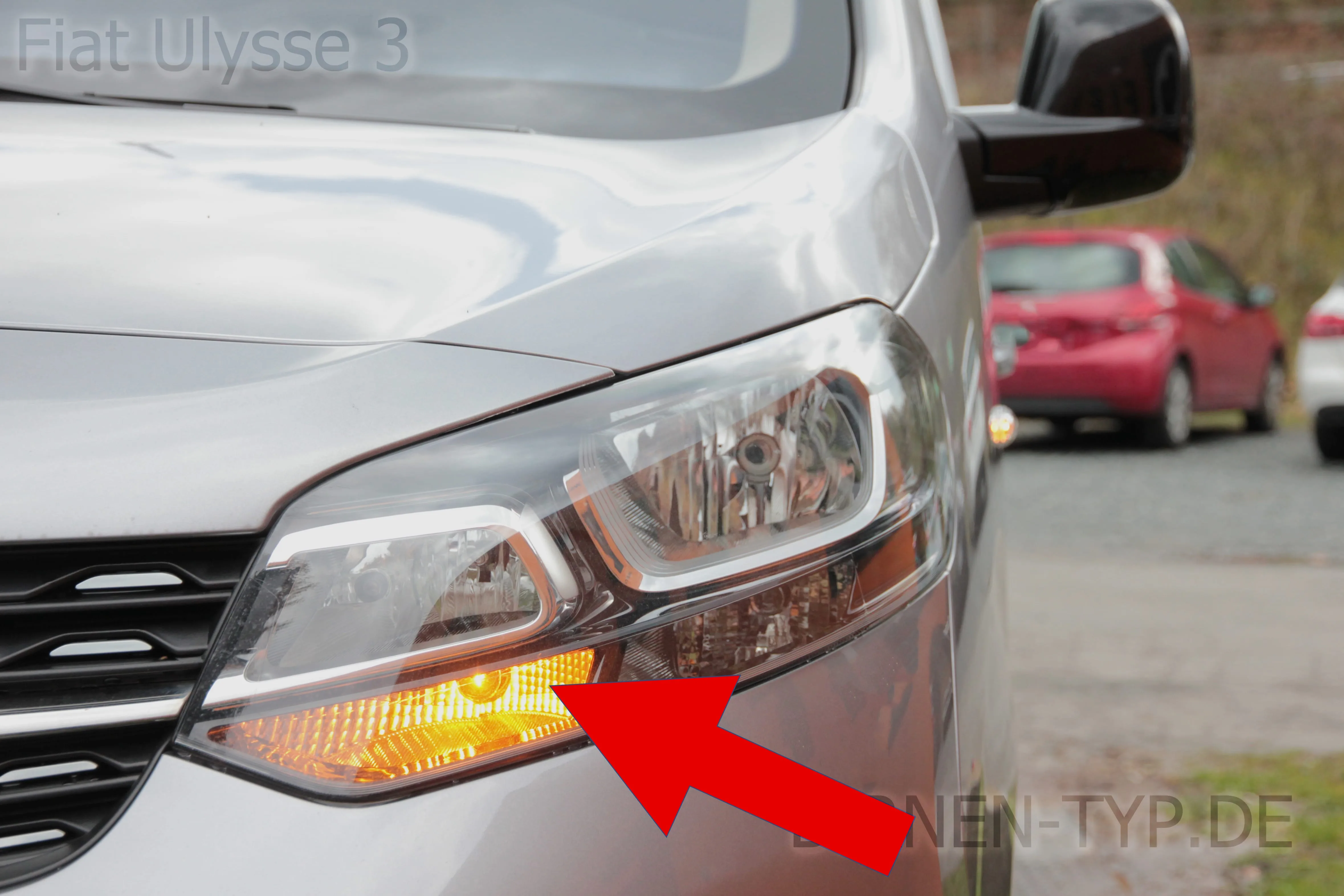 Blinker vorne des Fiat Ulysse