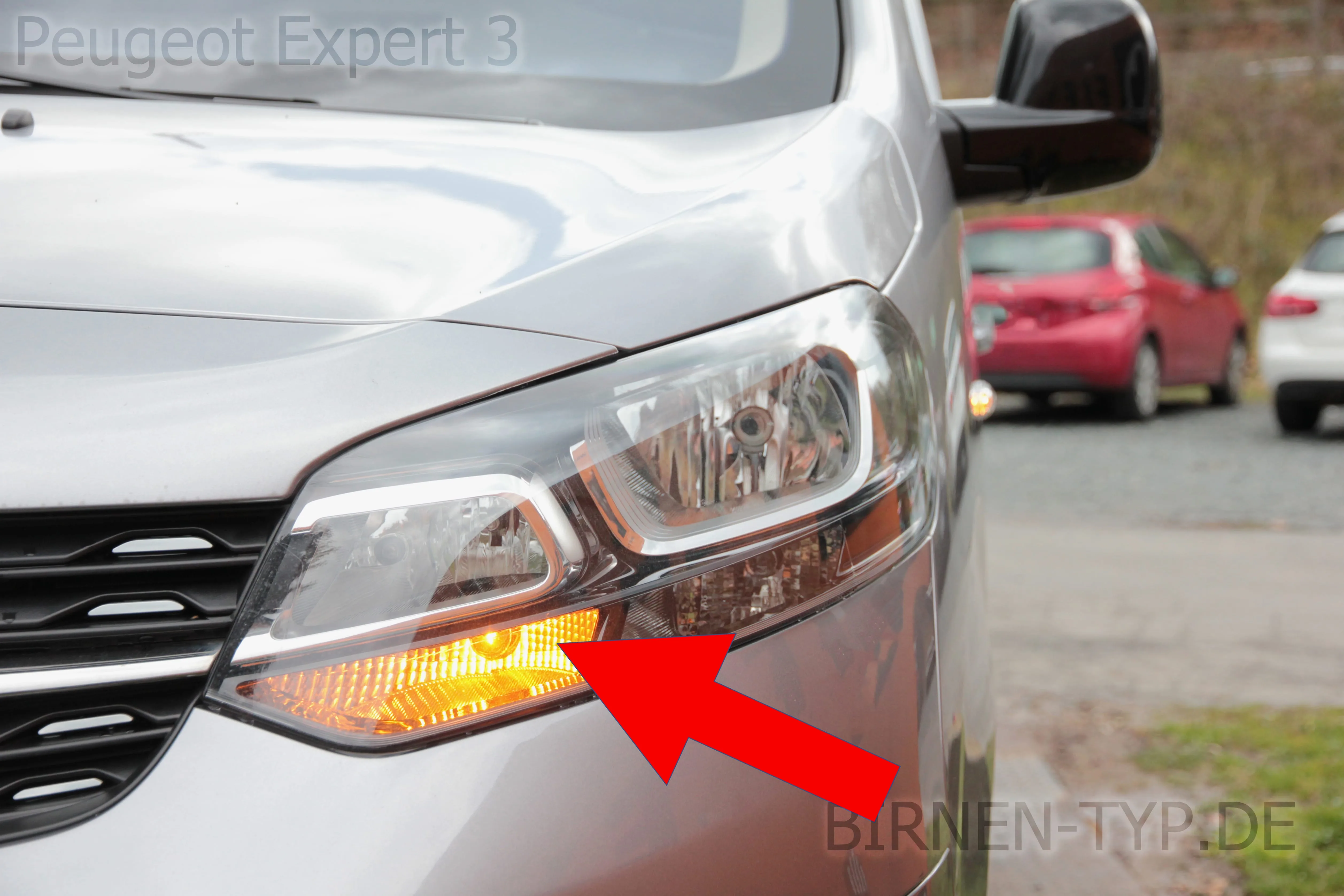 Blinker vorne des Peugeot Expert 3