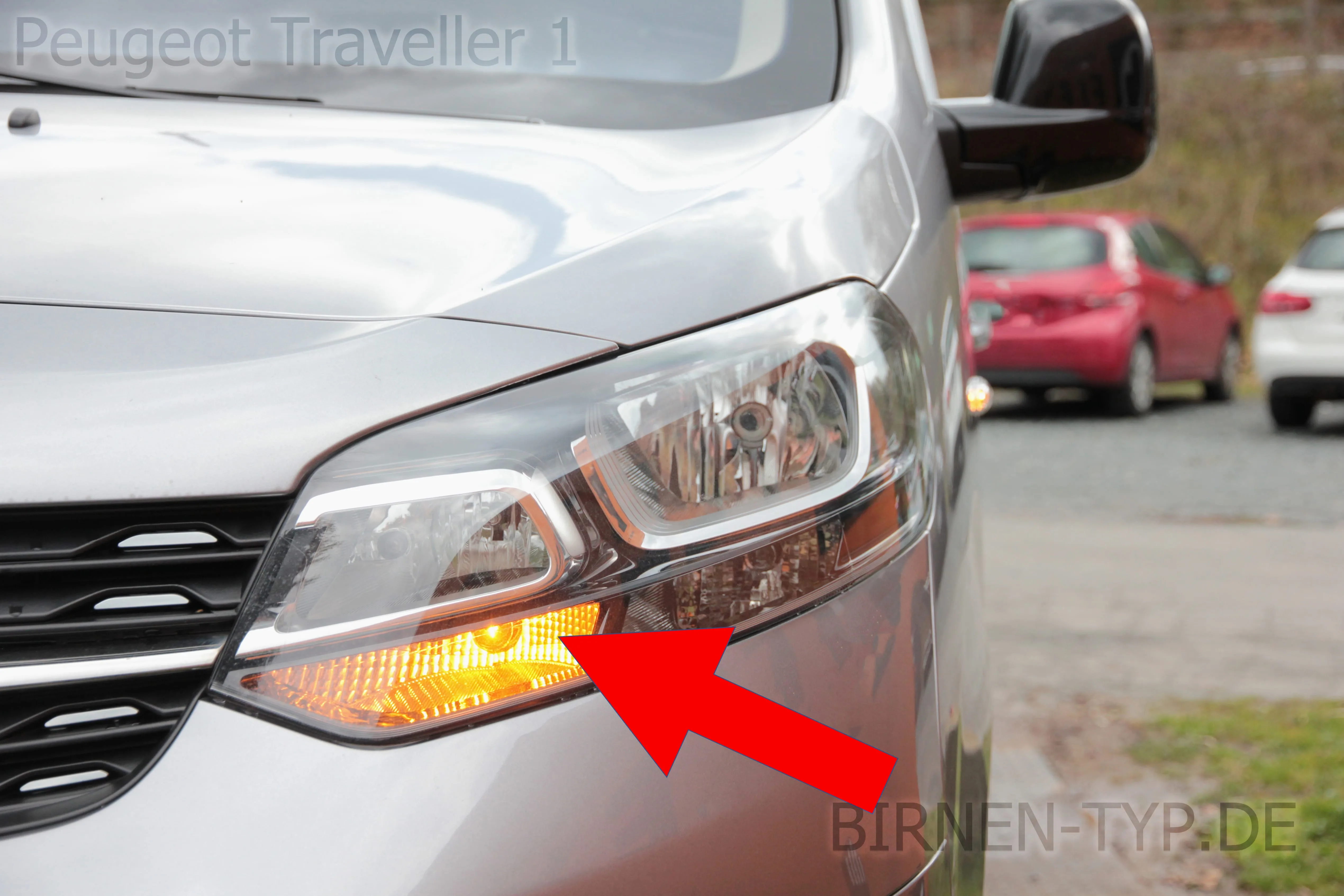 Blinker vorne des Peugeot Traveller