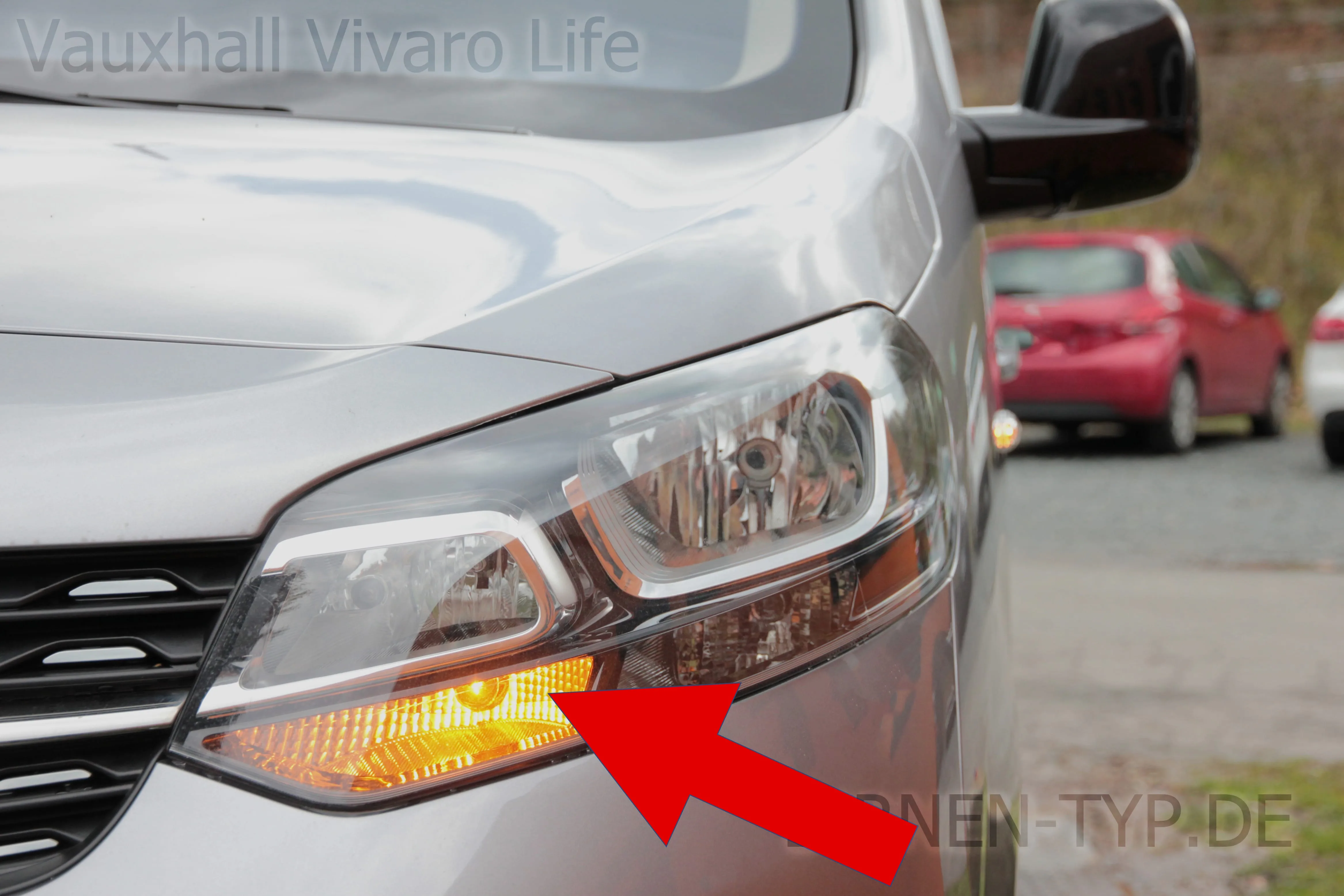 Blinker vorne des Vauxhall Vivaro Life