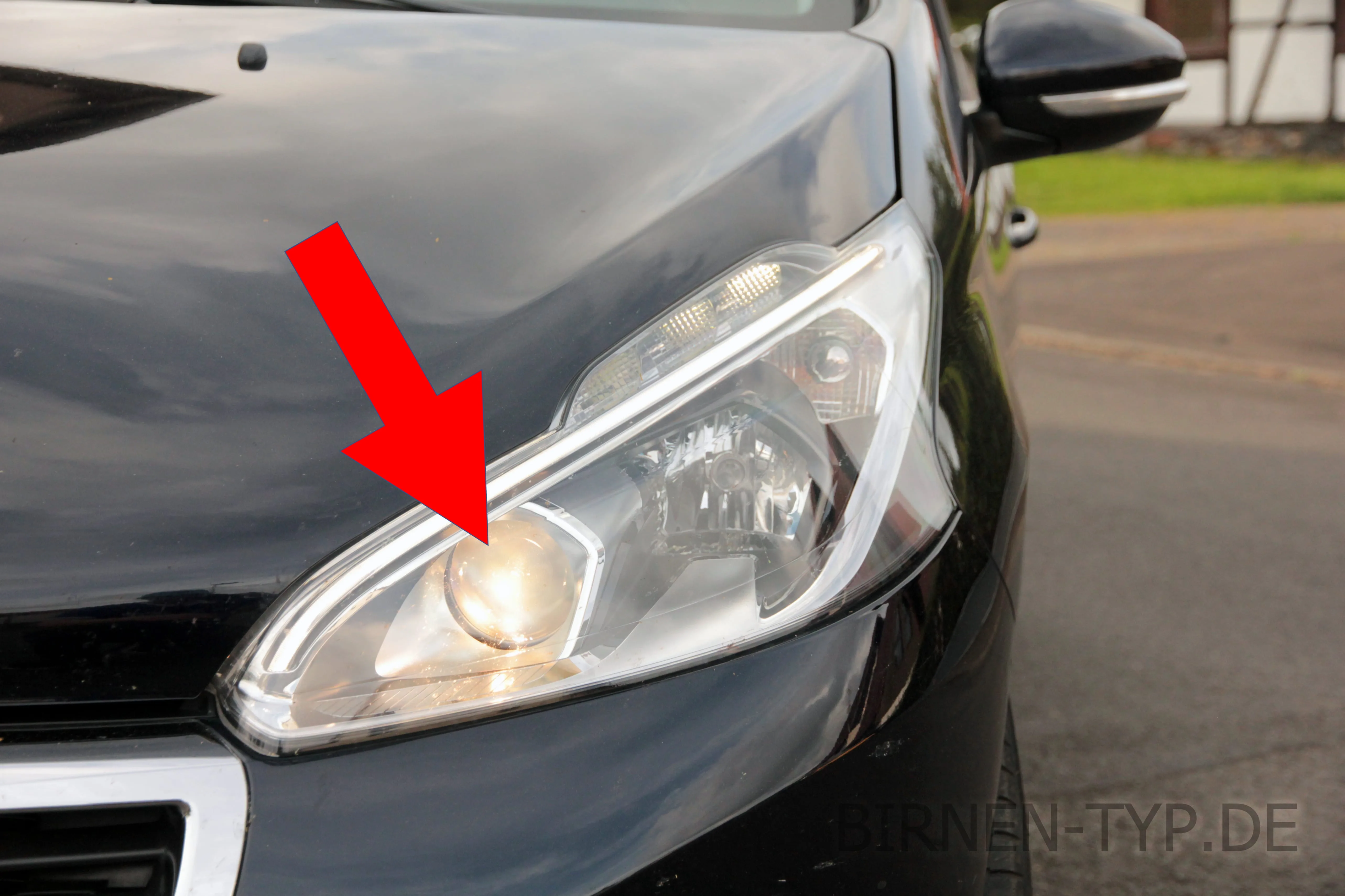 Abblendlicht des Peugeot 208