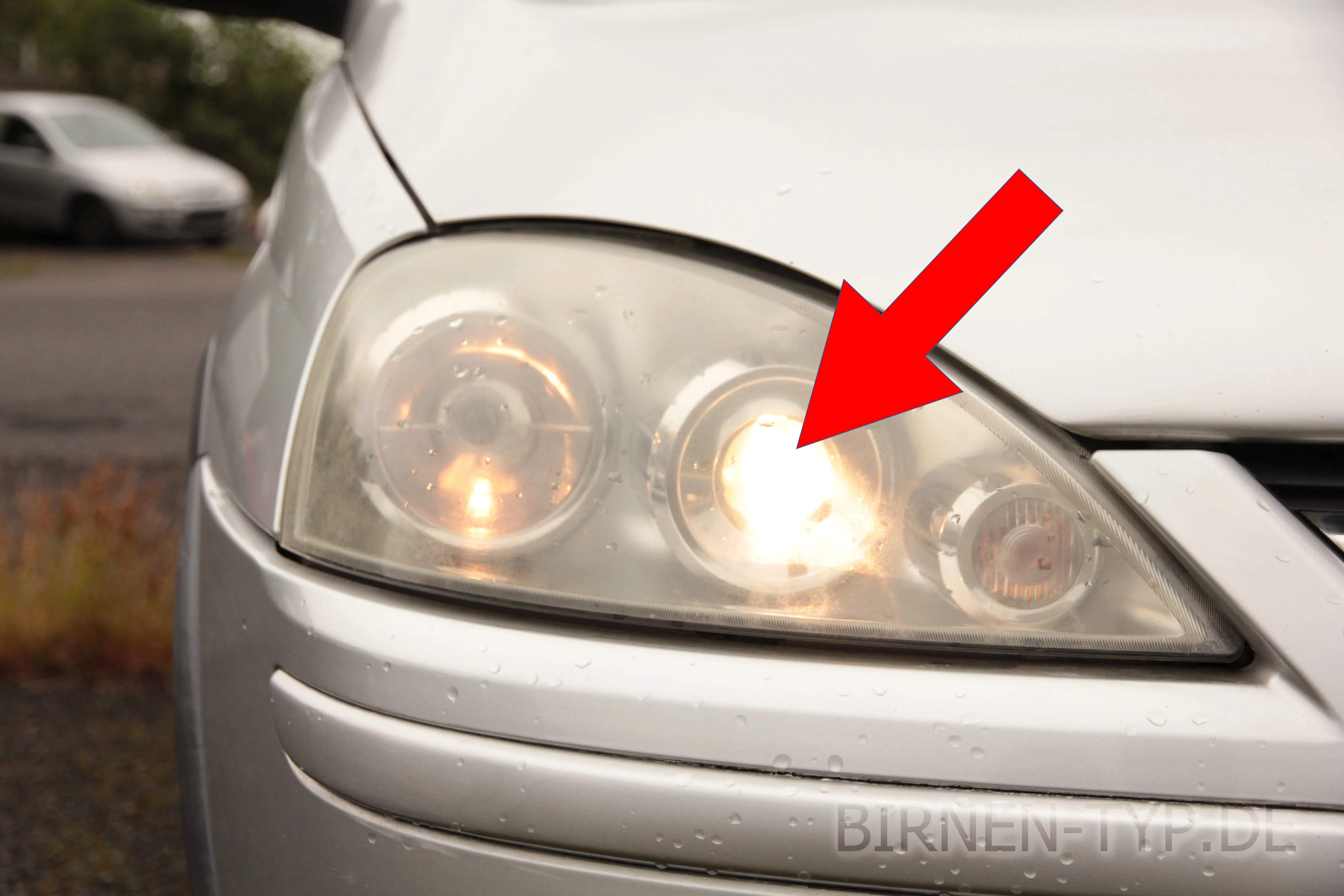 Abblendlicht des Opel Corsa C