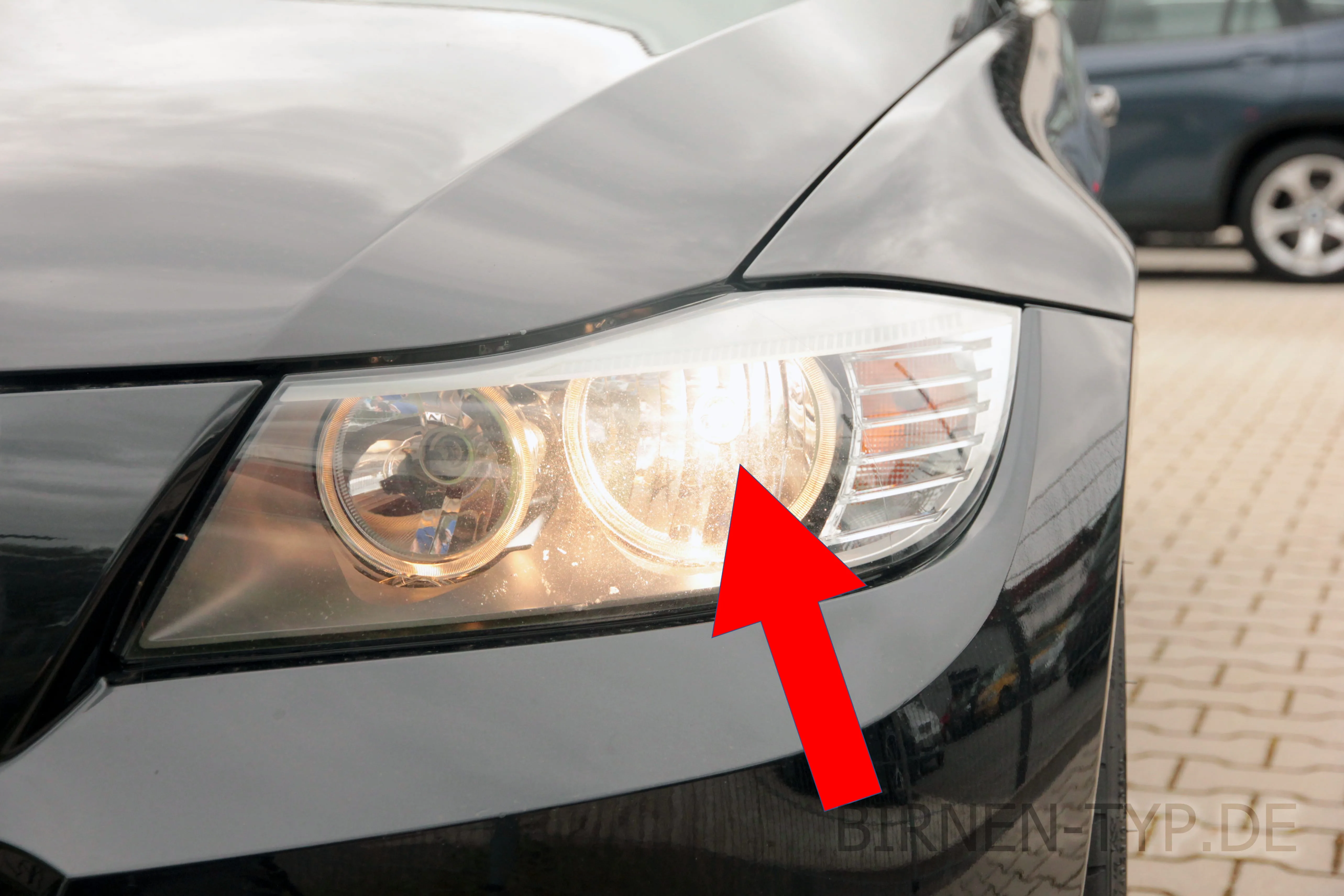 Abblendlicht des 3er BMW