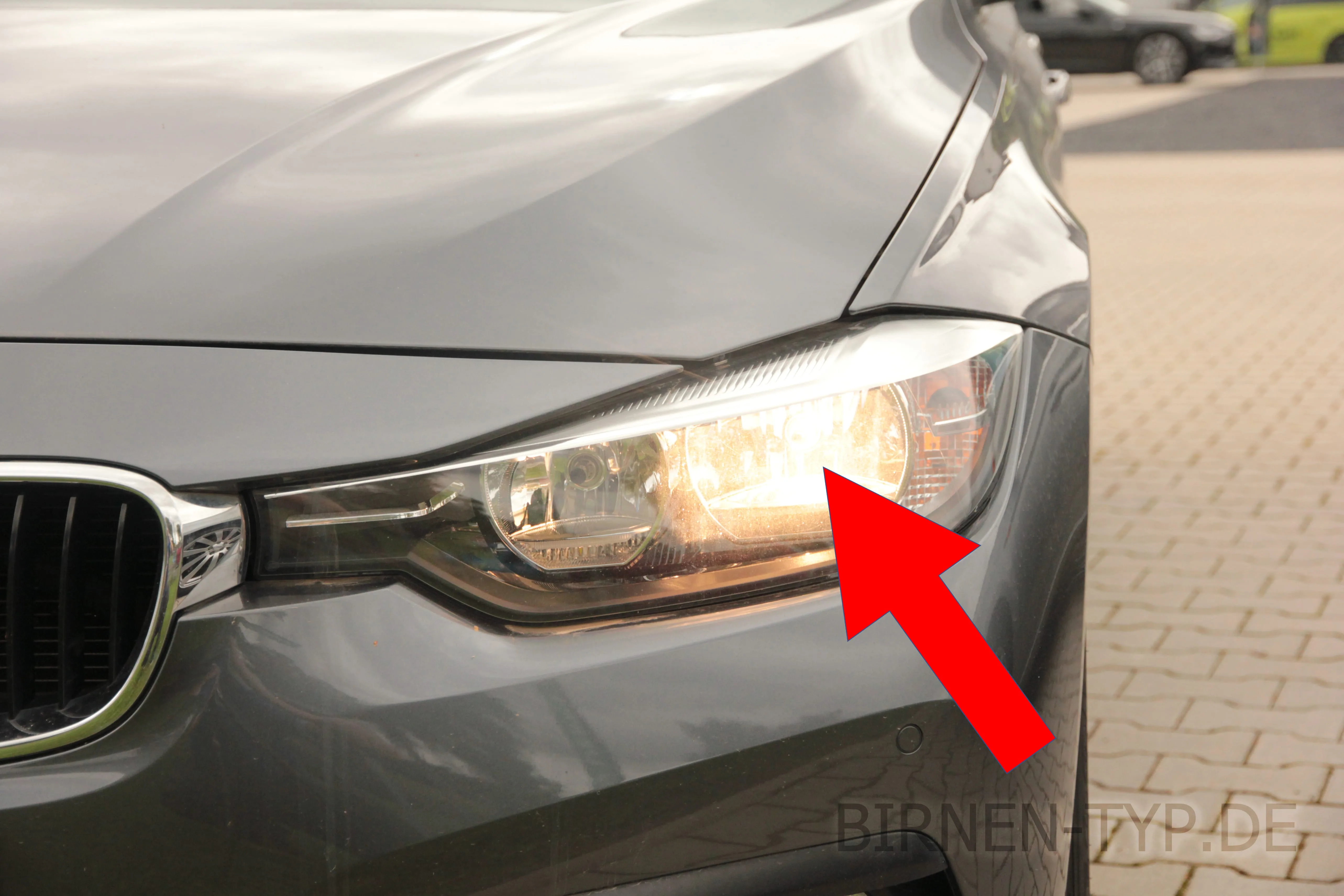 Abblendlicht des 3er BMW