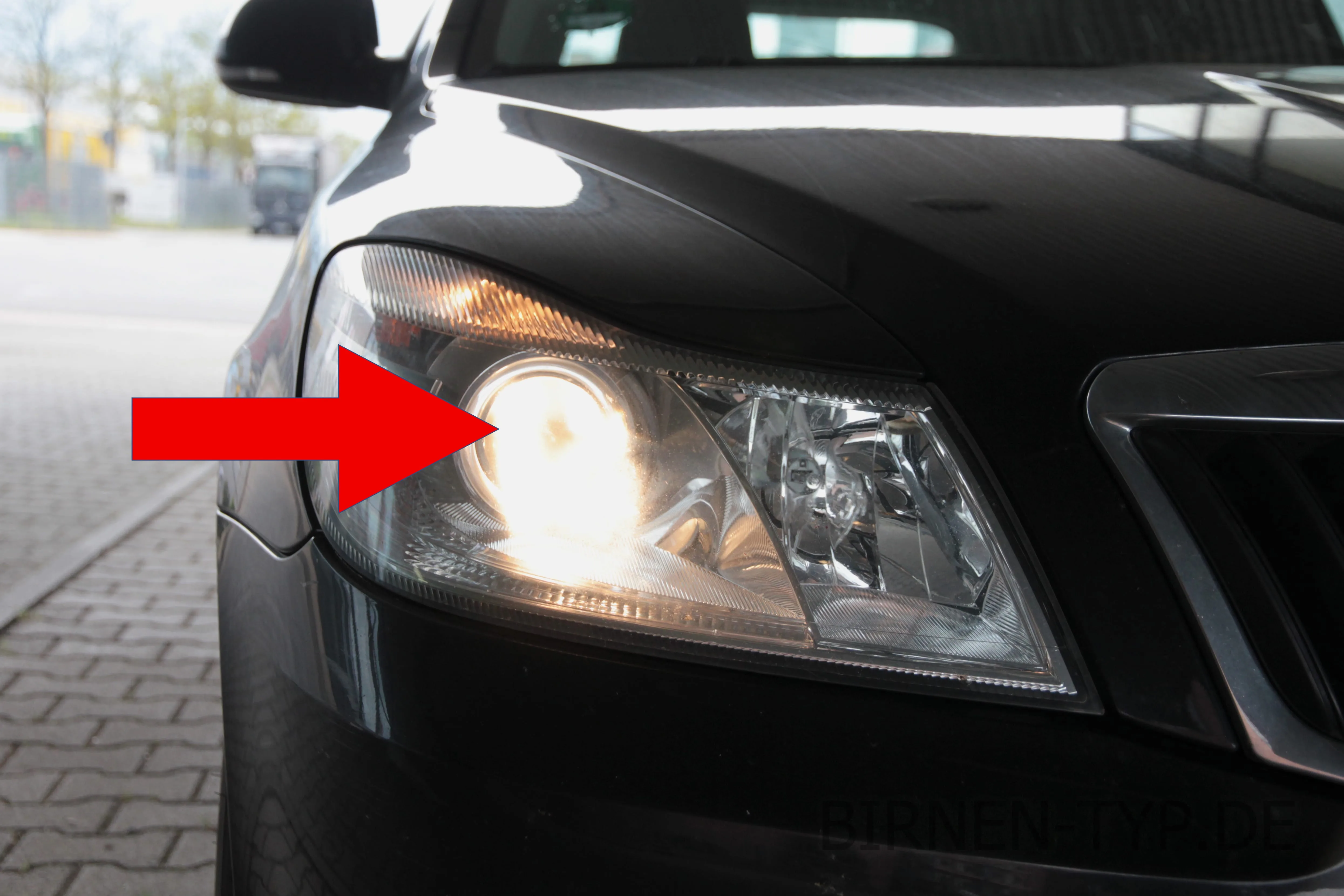Abblendlicht des Škoda Octavia 2. Gen.