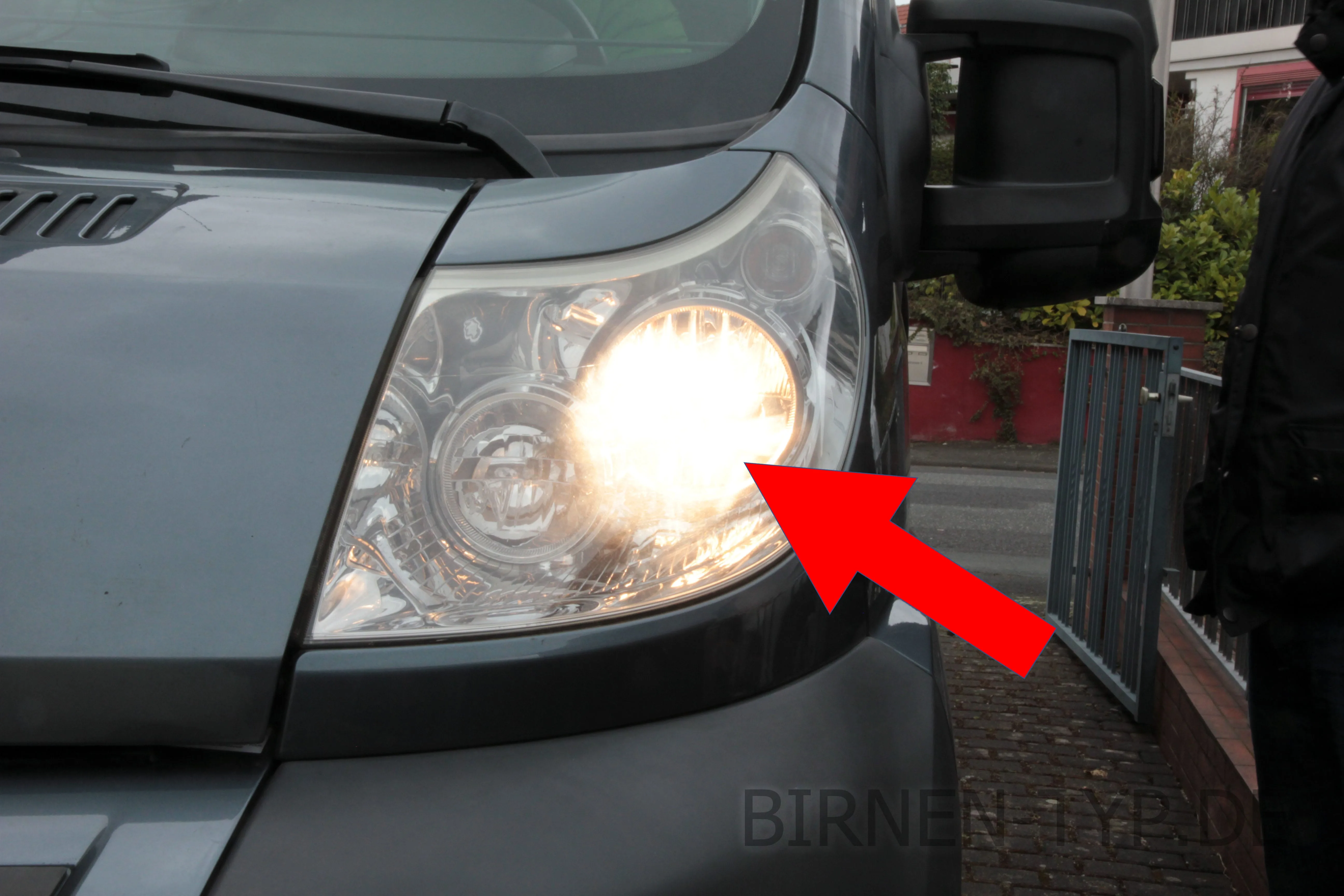Abblendlicht des Fiat Ducato 3. Gen