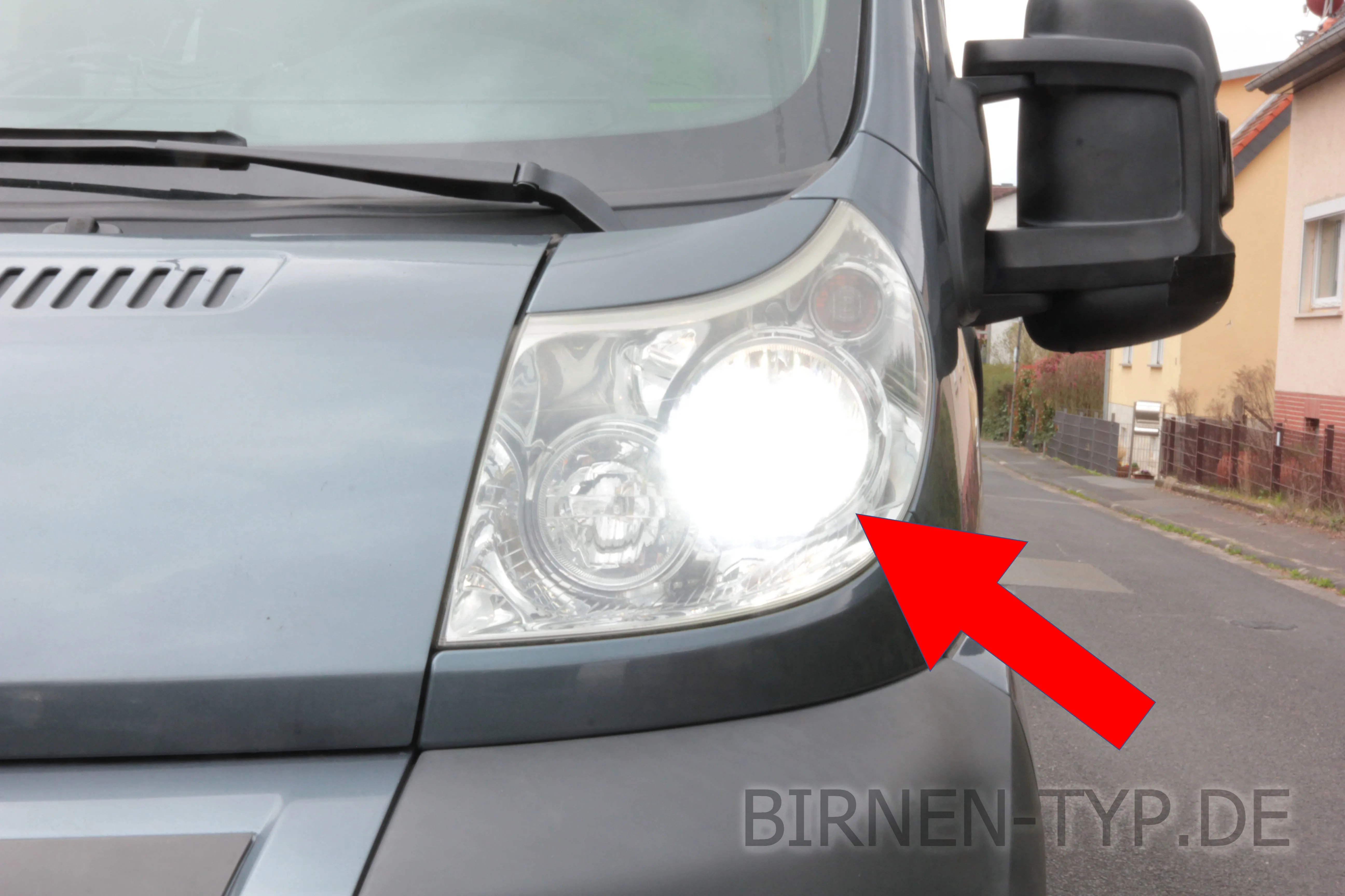 Abblendlicht des Fiat Ducato 3. Gen