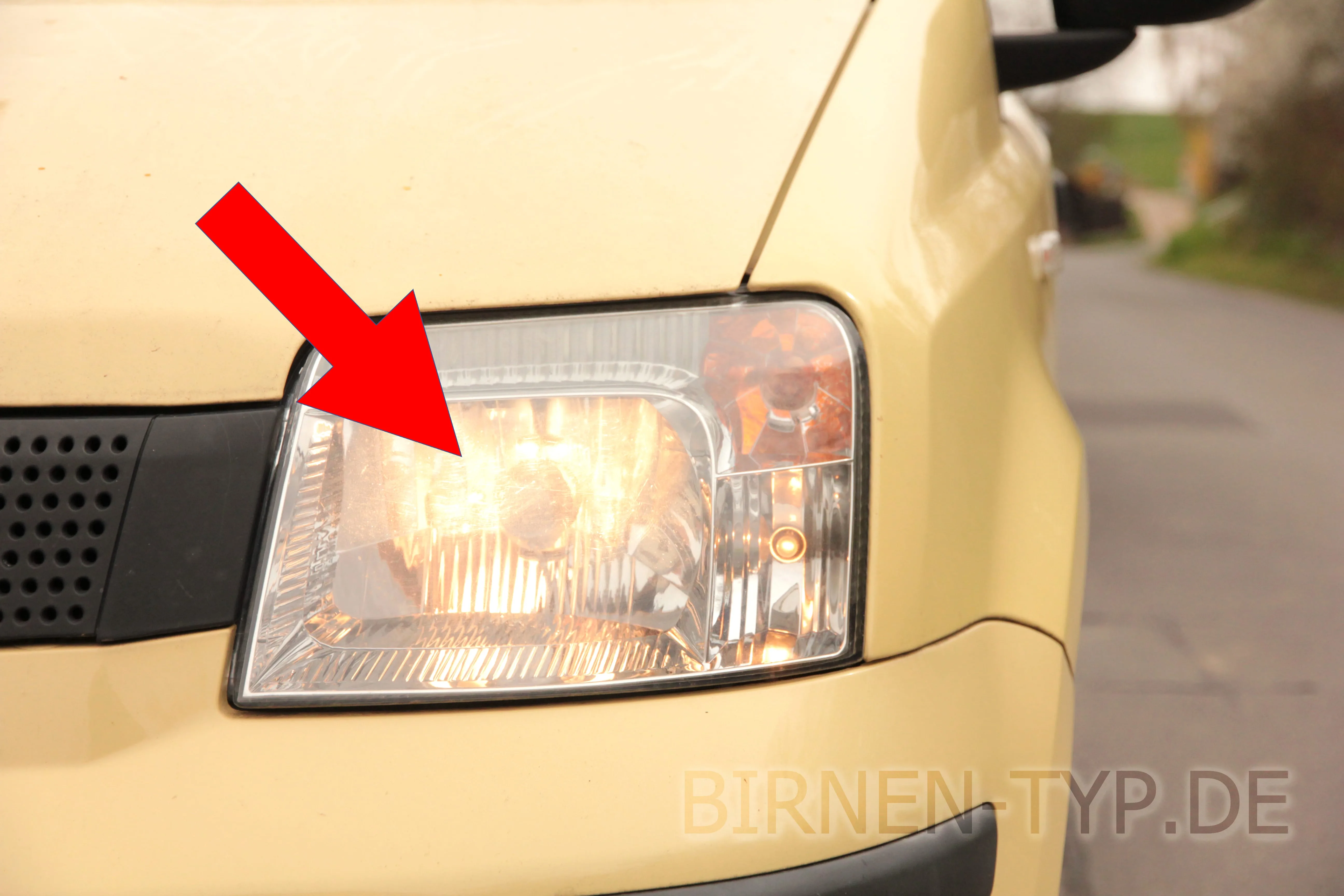 Abblendlicht des Fiat Panda 2. Gen (Typ 169 (Nuova Panda) – 2003-2012)