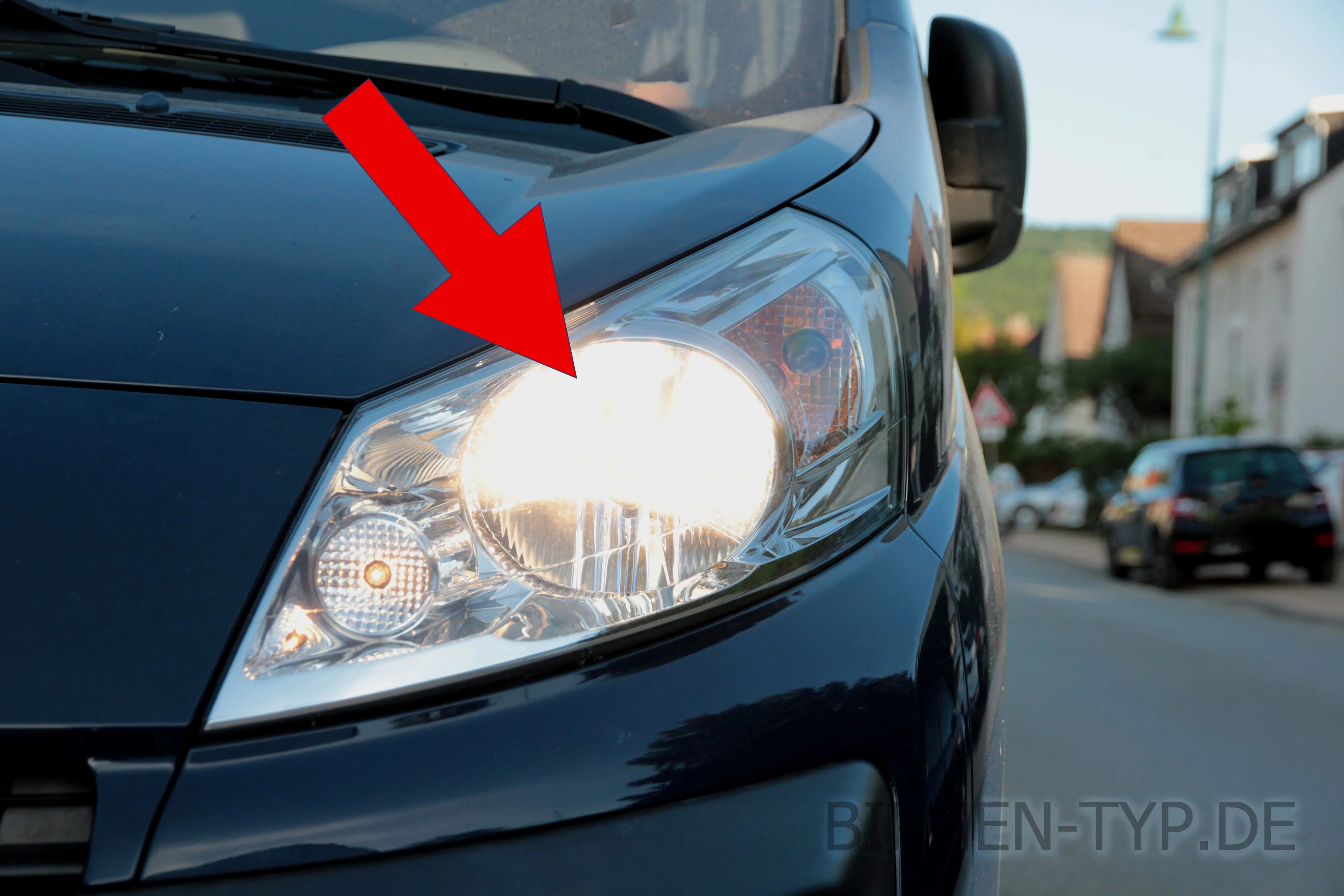 Abblendlicht des Fiat Scudo 2. Gen., Transporter / Van